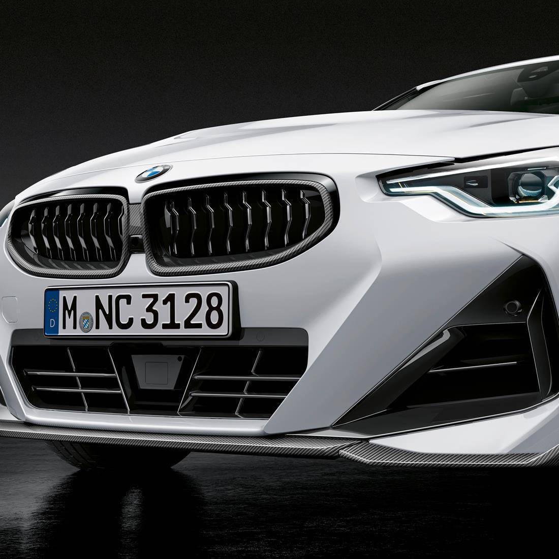 BMW 2 Series & M240i Genuine M Performance Carbon Fibre Front Splitter (2021+, G42) - Image 2