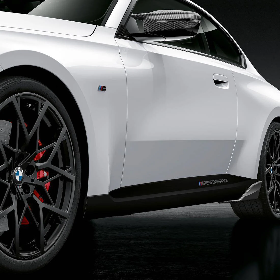 BMW 2 Series & M240i Genuine M Performance Carbon Fibre Side Skirt Blades (2021+, G42) - Image 2