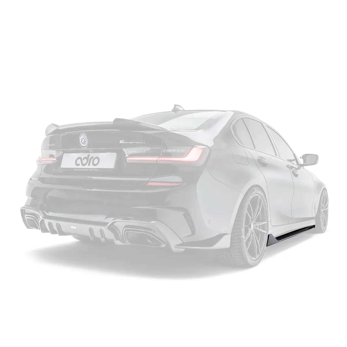 BMW 3 Series M340i G20 Carbon Fibre Side Skirt by Adro (2018+) - Image 4