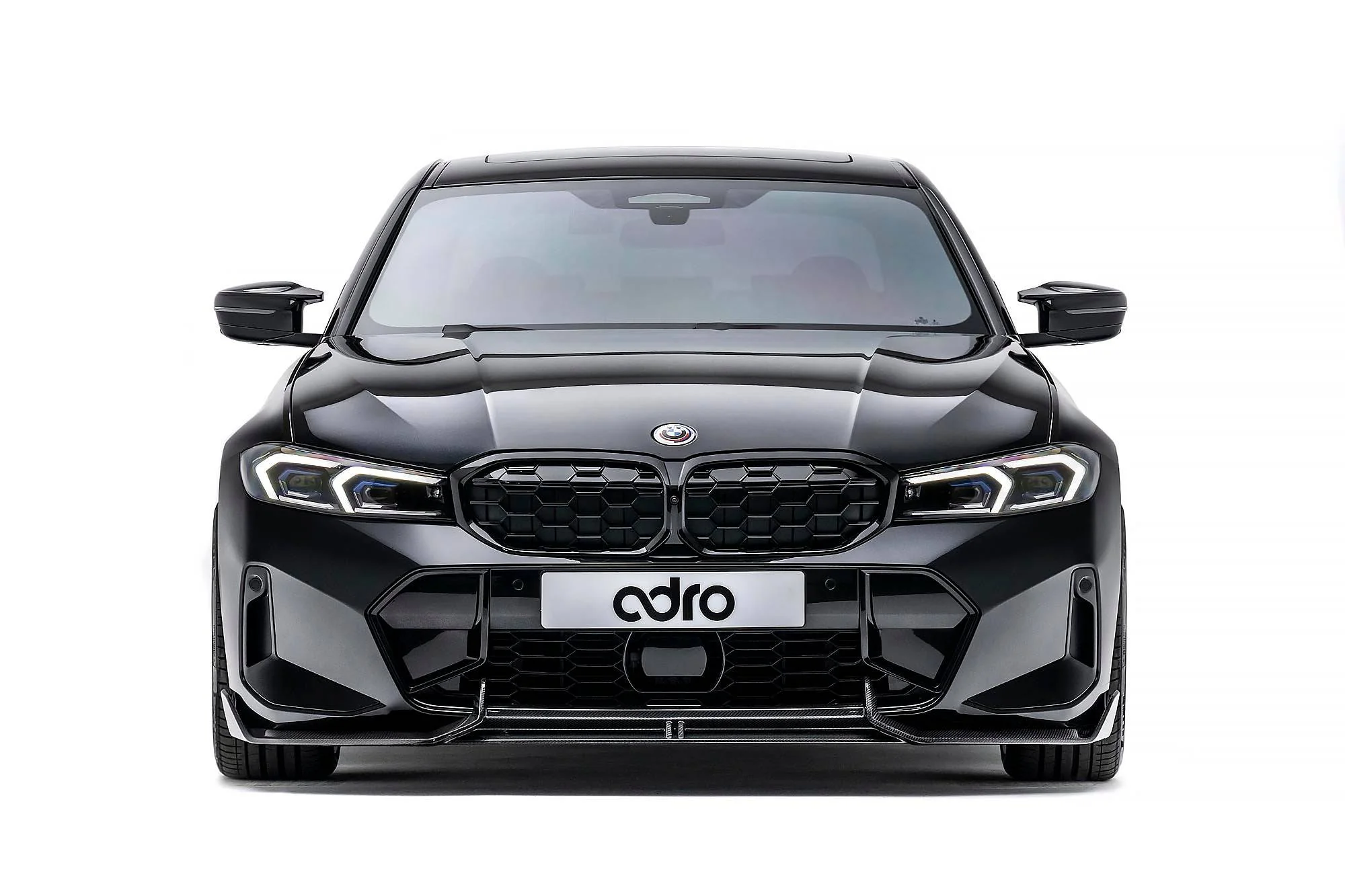 BMW 3 Series M340i G20 G21 LCI Carbon Fibre Front Splitter by Adro (2022+) - Image 5