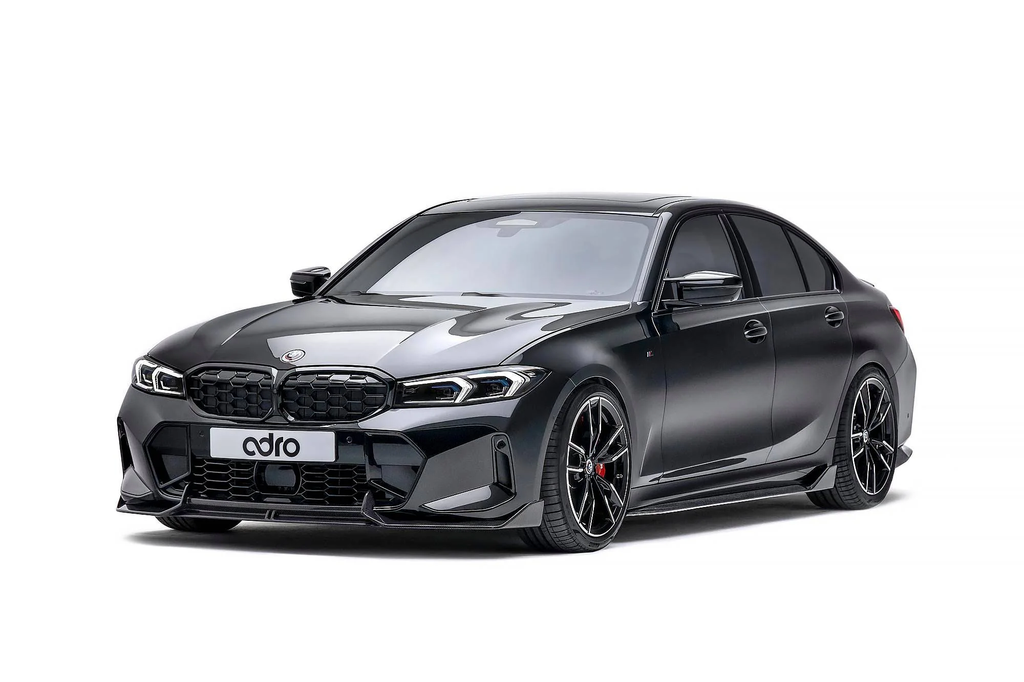 BMW 3 Series M340i G20 G21 LCI Carbon Fibre Front Splitter by Adro (2022+) - Image 6