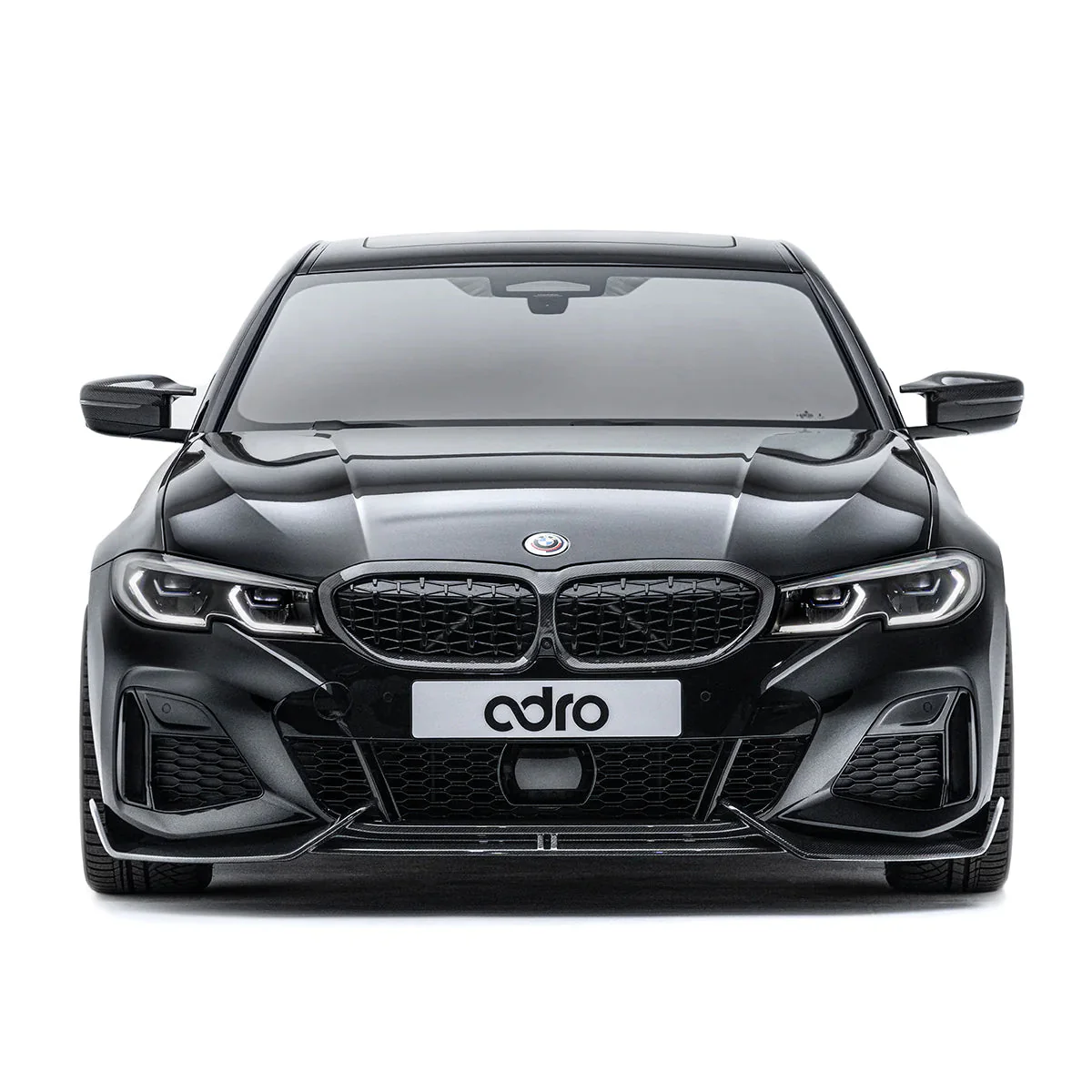 BMW 3 Series M340i G20 G21 Pre-LCI Carbon Fibre Front Splitter by Adro (2018-2022) - Image 3