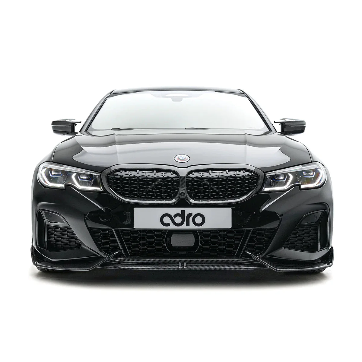 BMW 3 Series M340i G20 G21 Pre-LCI Carbon Fibre Front Splitter by Adro (2018-2022) - Image 5