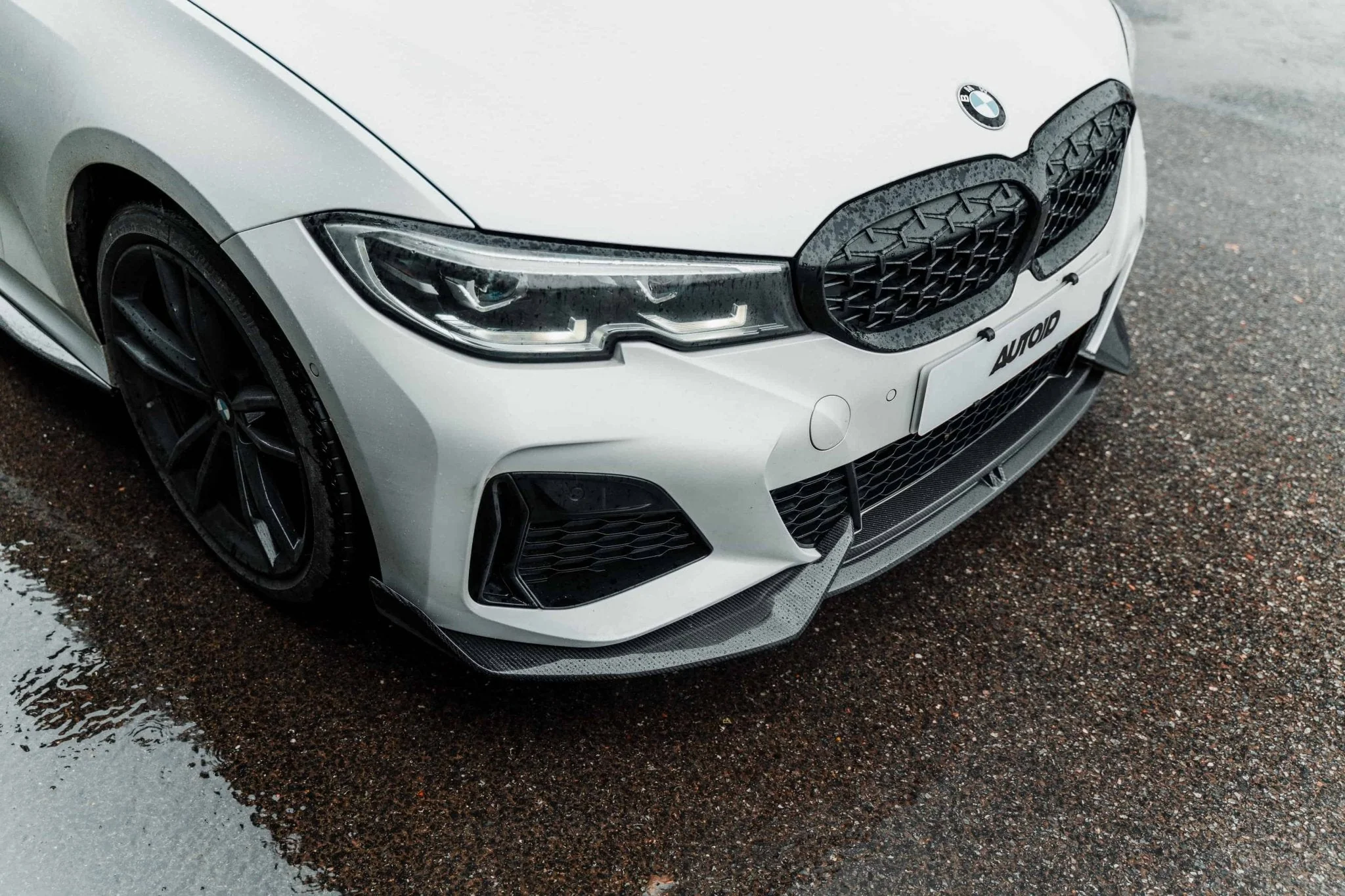 BMW 3 Series M340i G20 G21 Pre-LCI Carbon Fibre Front Splitter by Adro (2018-2022) - Image 8