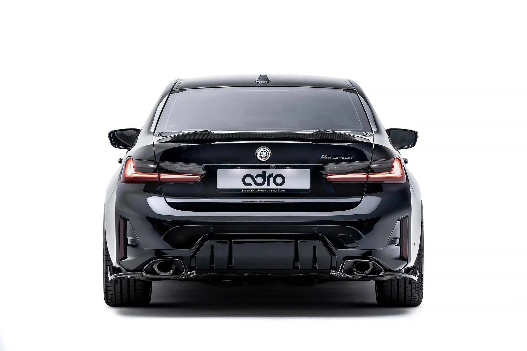BMW 3 Series M340i G20 LCI Carbon Fibre Rear Winglets by Adro (2022+) - Image 4