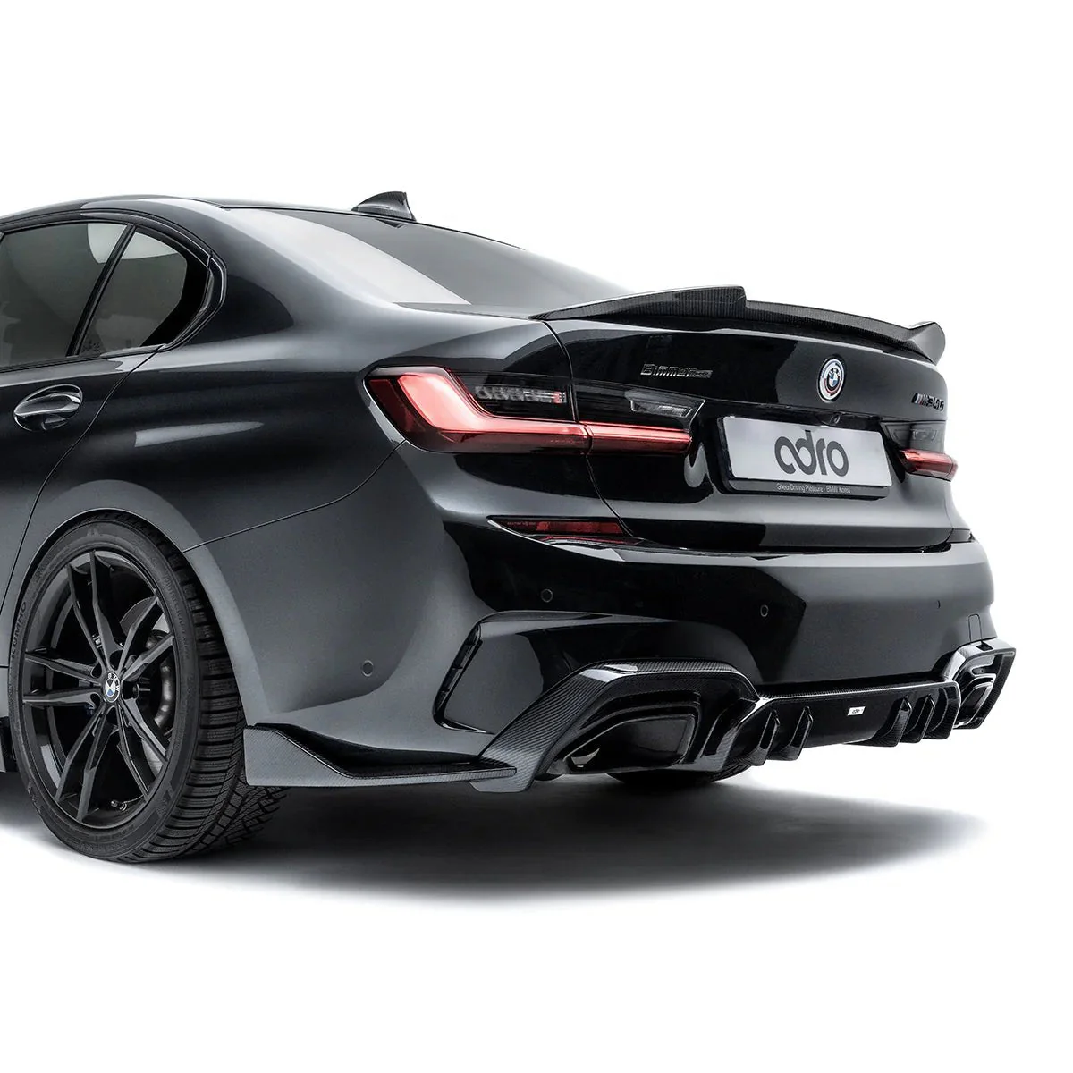 BMW 3 Series M340i G20 Pre-LCI Carbon Fibre Rear Diffuser by Adro (2018-2022) - Image 4
