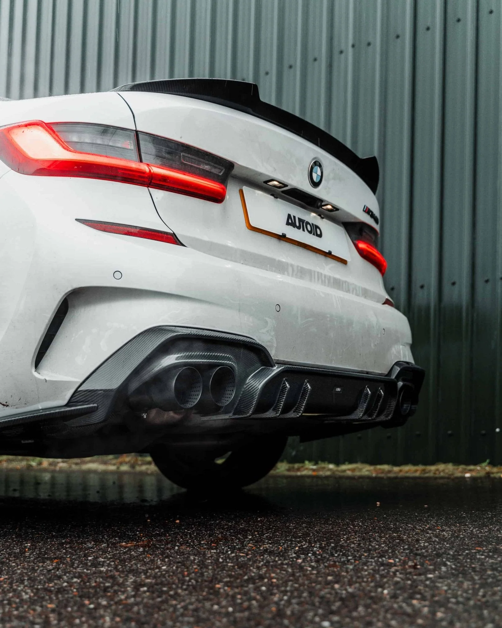 BMW 3 Series M340i G20 Pre-LCI Carbon Fibre Rear Diffuser by Adro (2018-2022) - Image 7