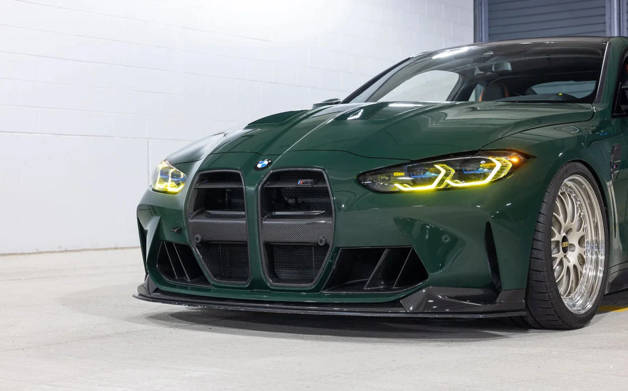 BMW 4 Series G22, M3 G80 G81 & M4 G82 Motorsport+ M-CSL Style Yellow DRL LED Module Set (2021-2024) - Image 2