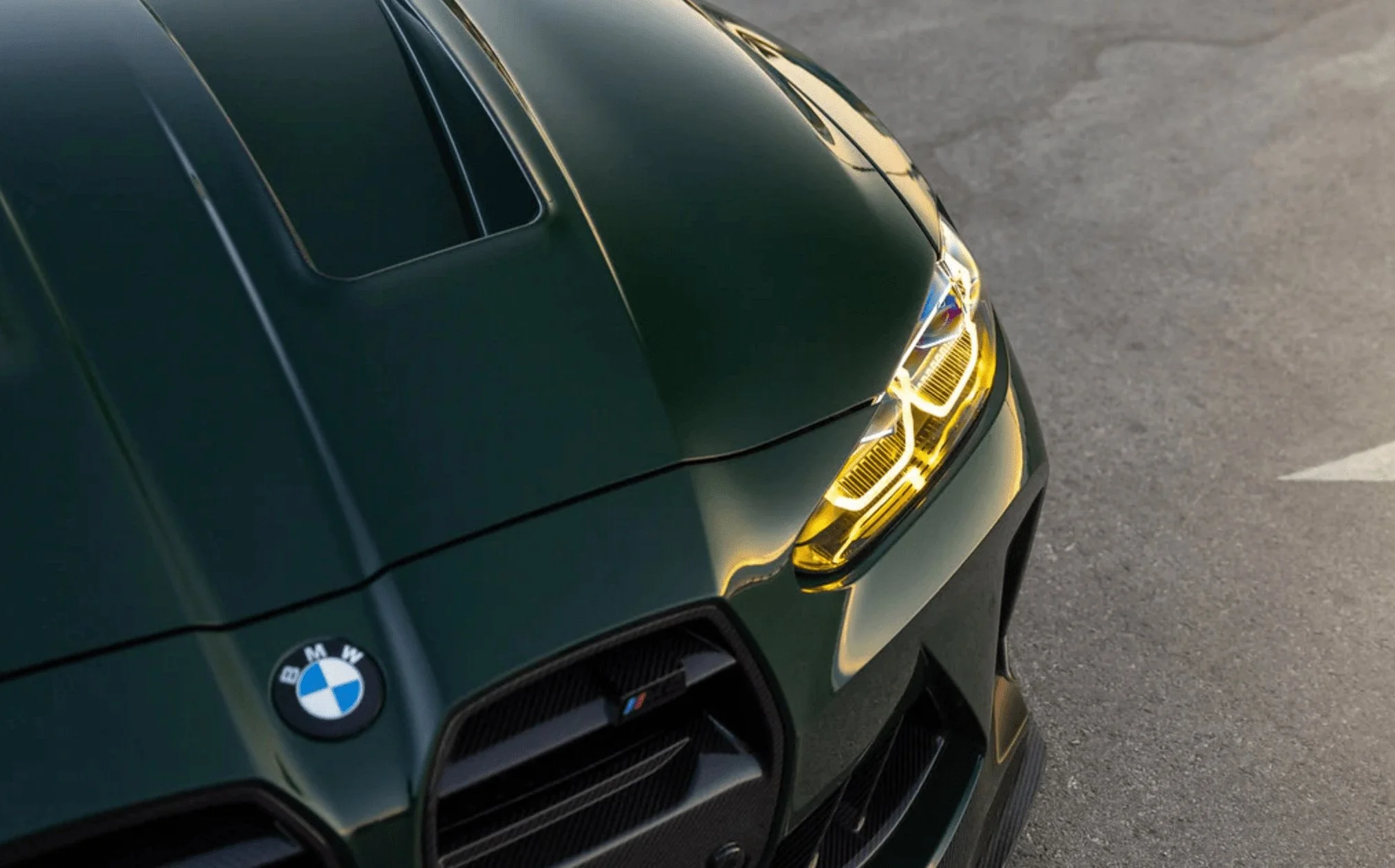 BMW 4 Series G22, M3 G80 G81 & M4 G82 Motorsport+ M-CSL Style Yellow DRL LED Module Set (2021-2024) - Image 3