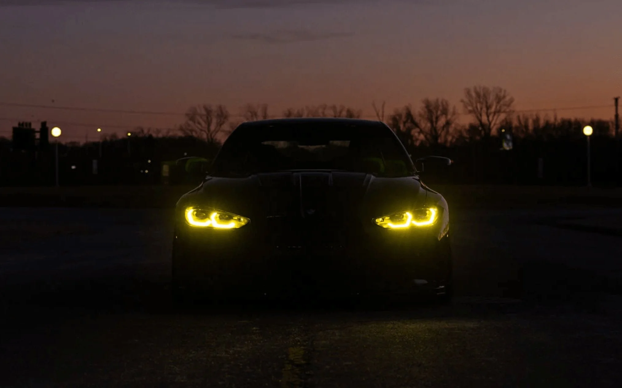 BMW 4 Series G22, M3 G80 G81 & M4 G82 Motorsport+ M-CSL Style Yellow DRL LED Module Set (2021-2024) - Image 4