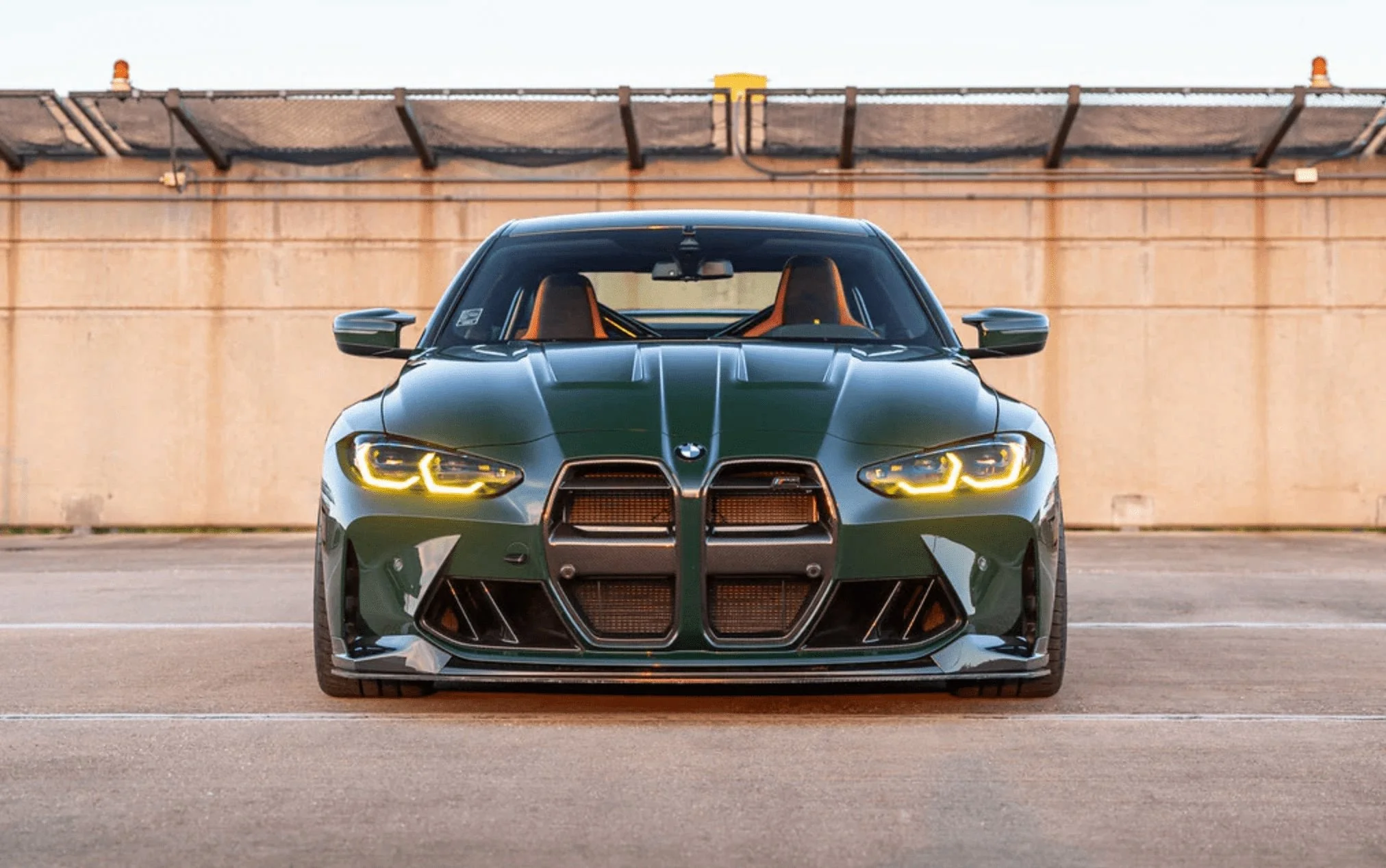 BMW 4 Series G22, M3 G80 G81 & M4 G82 Motorsport+ M-CSL Style Yellow DRL LED Module Set (2021-2024) - Image 5