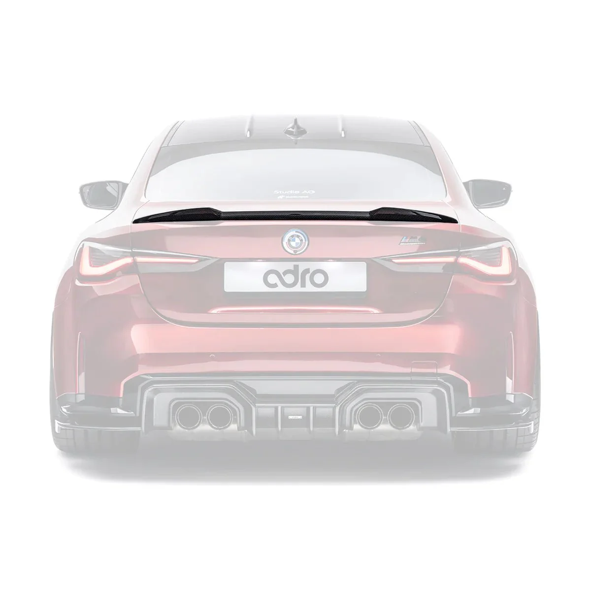 BMW 4 Series G22 & M4 G82 Dry Carbon Fibre Rear Trunk Lip Spoiler by Adro (2020+)