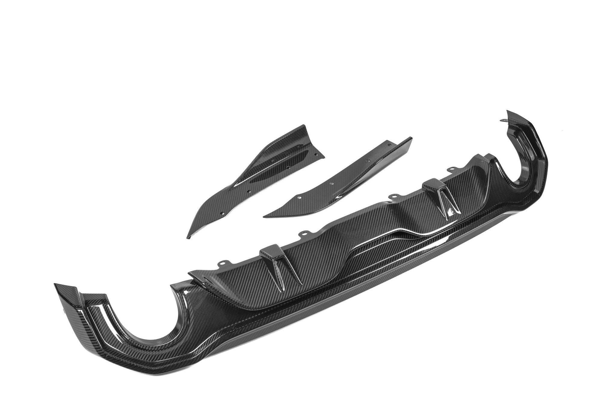 BMW 4 Series Gran Coupe G26 Pre-Preg Carbon Fibre Rear Diffuser Set by FORM (2021+) - Image 4