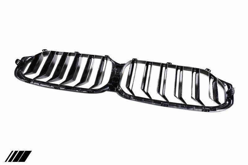 BMW 5 Series LCI G30 G31 Gloss Black Kidney Grilles by FORM (2020-2023) - Image 8
