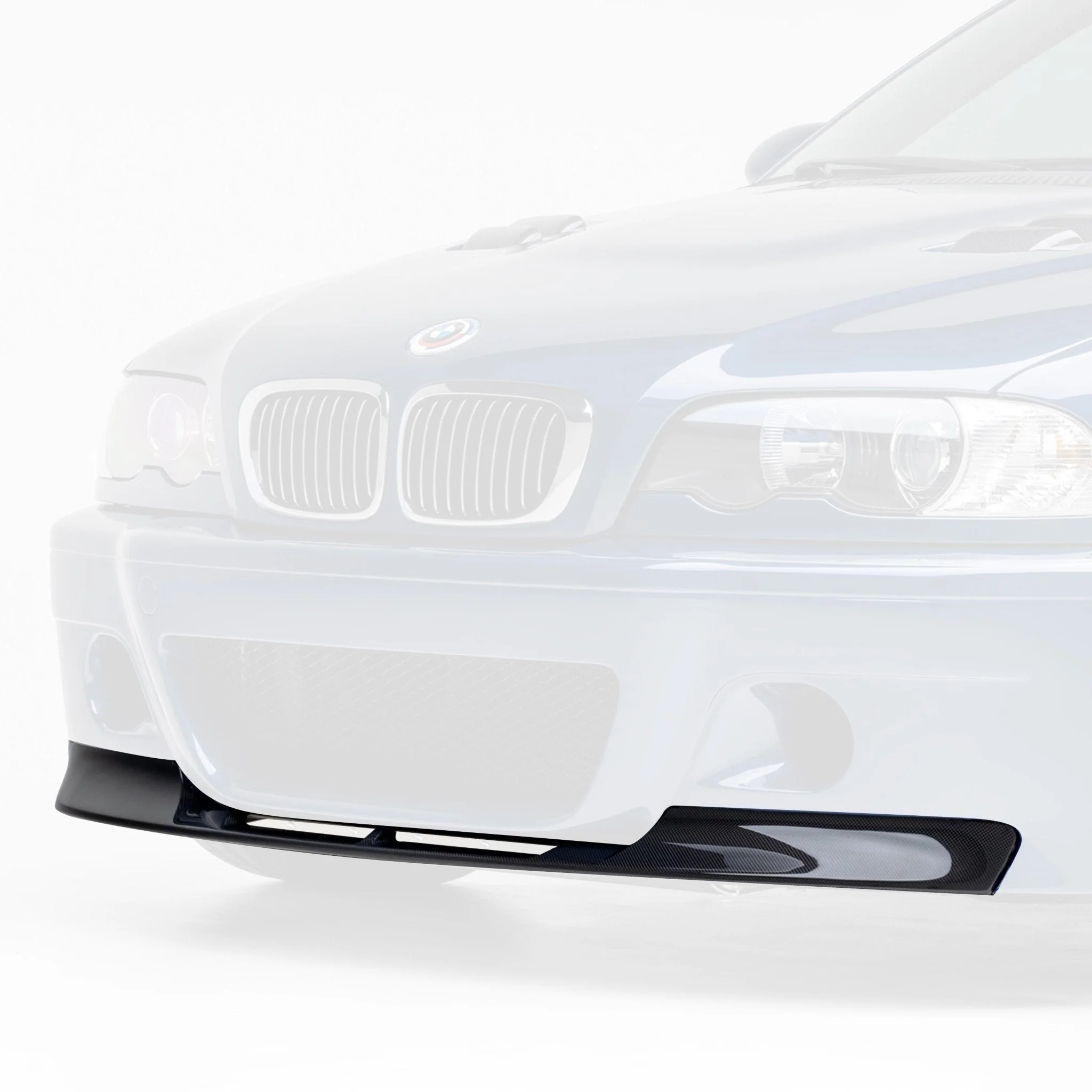 BMW E46 M3 V20 Aero 1 Piece Splitter Carbon Fiber by Vorsteiner - Image 2