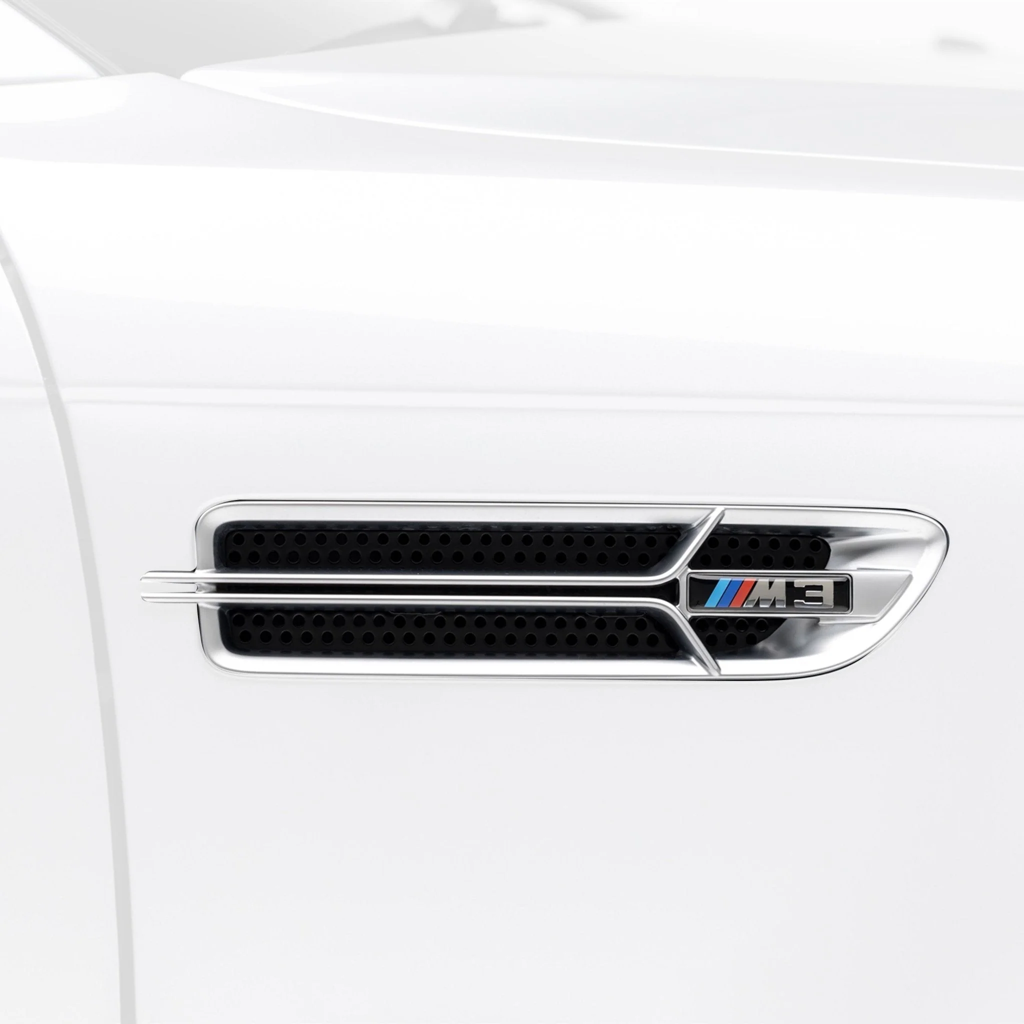 BMW E46 M3 V20 Aero Limited Side Grilles Nickel Plated by Vorsteiner - Image 2