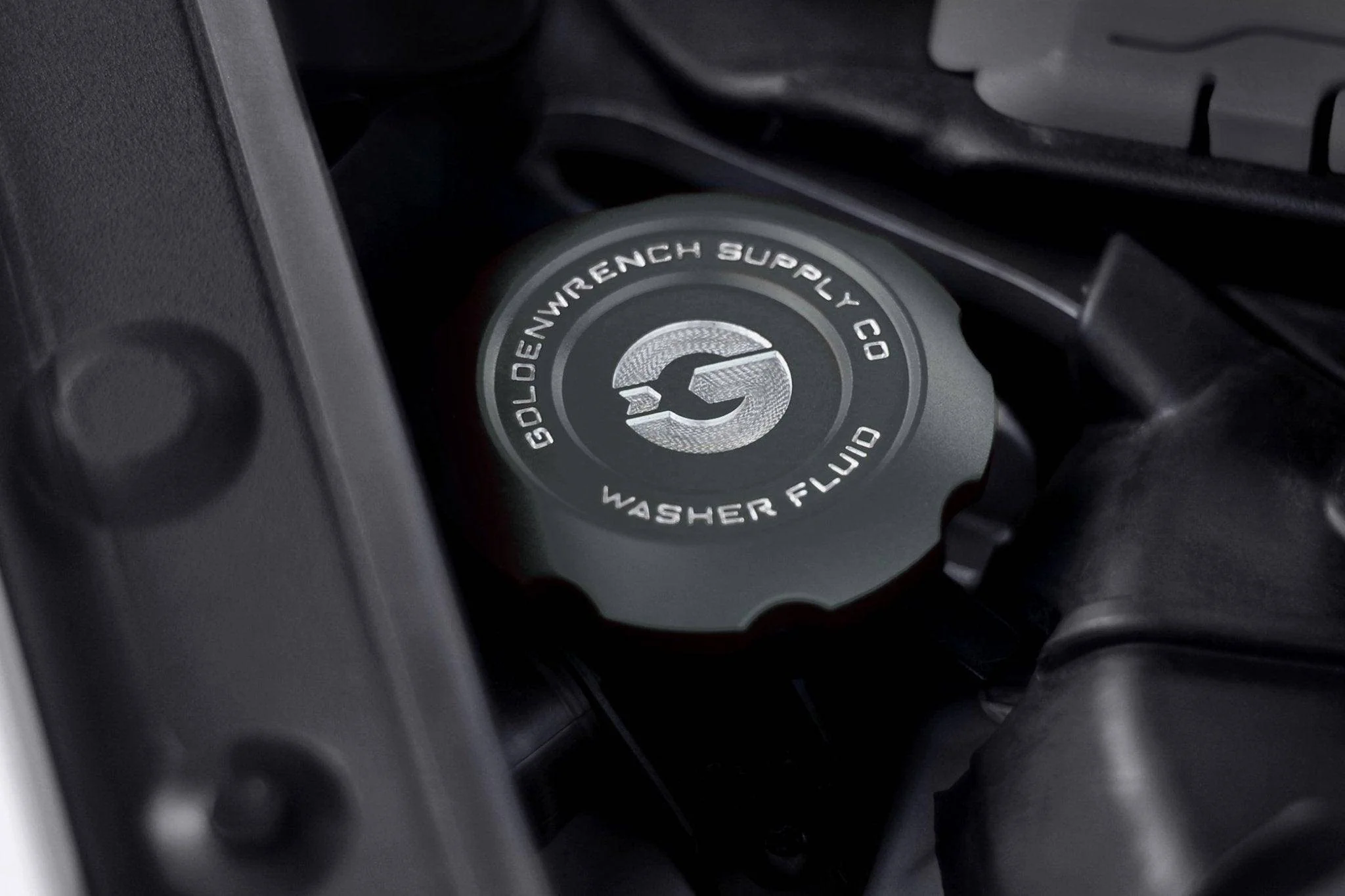 BMW F Series Billet Washer Fluid Cap by Goldenwrench - Image 3