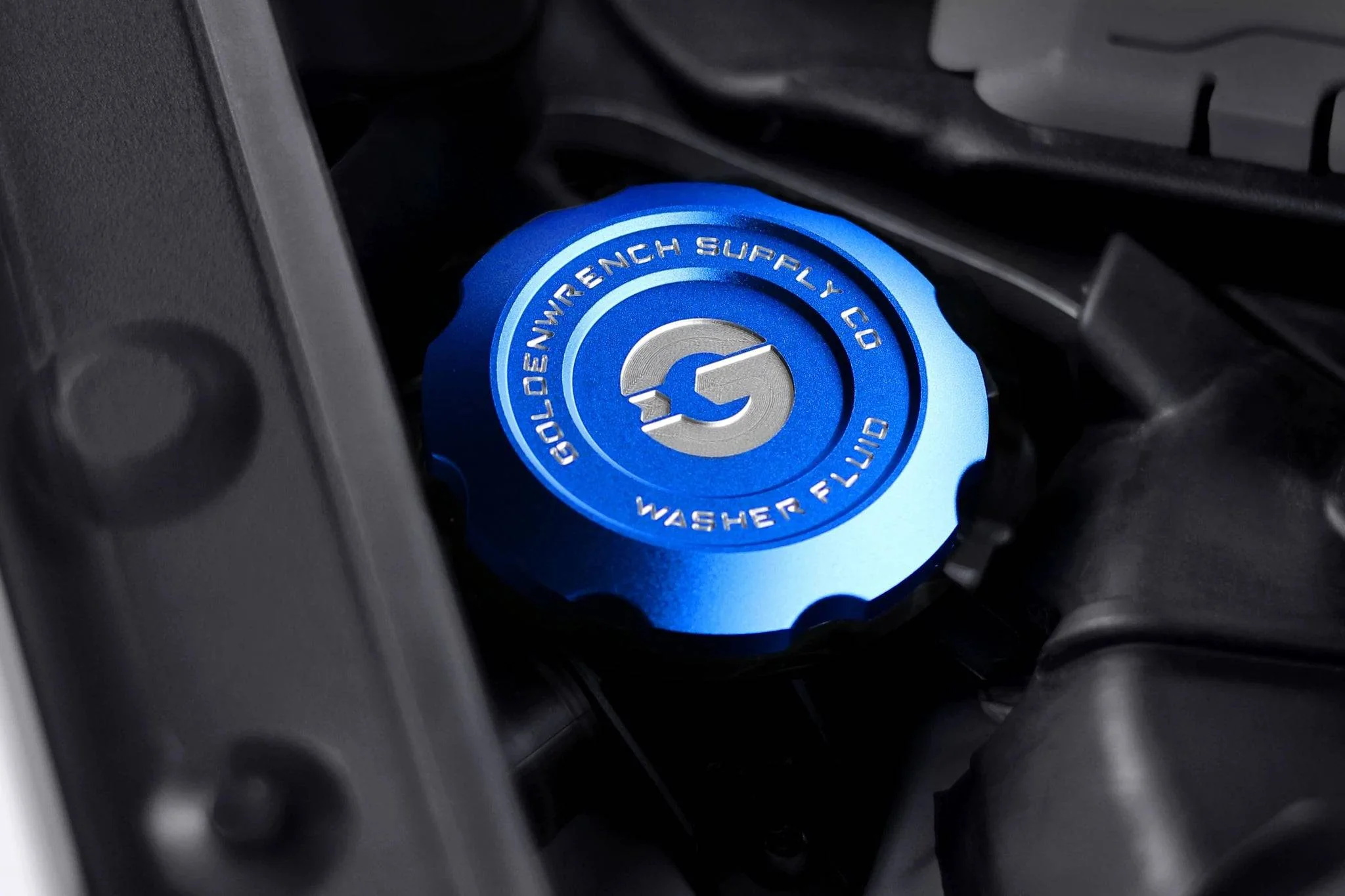 BMW F Series Billet Washer Fluid Cap by Goldenwrench - Image 4