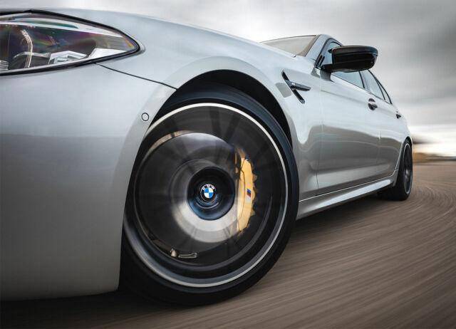 BMW F Series M Performance 5x120 65mm Floating Wheel Centre Cap Set (2011-2021) - Image 3