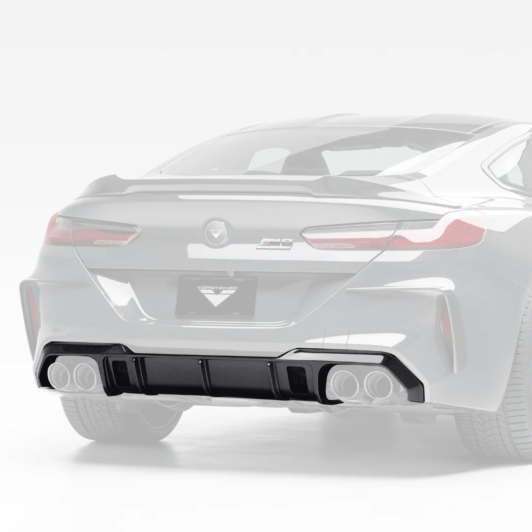 BMW F91/F92/F93 M8 VRS Aero Rear Diffuser Carbon Fiber by Vorsteiner - Image 2