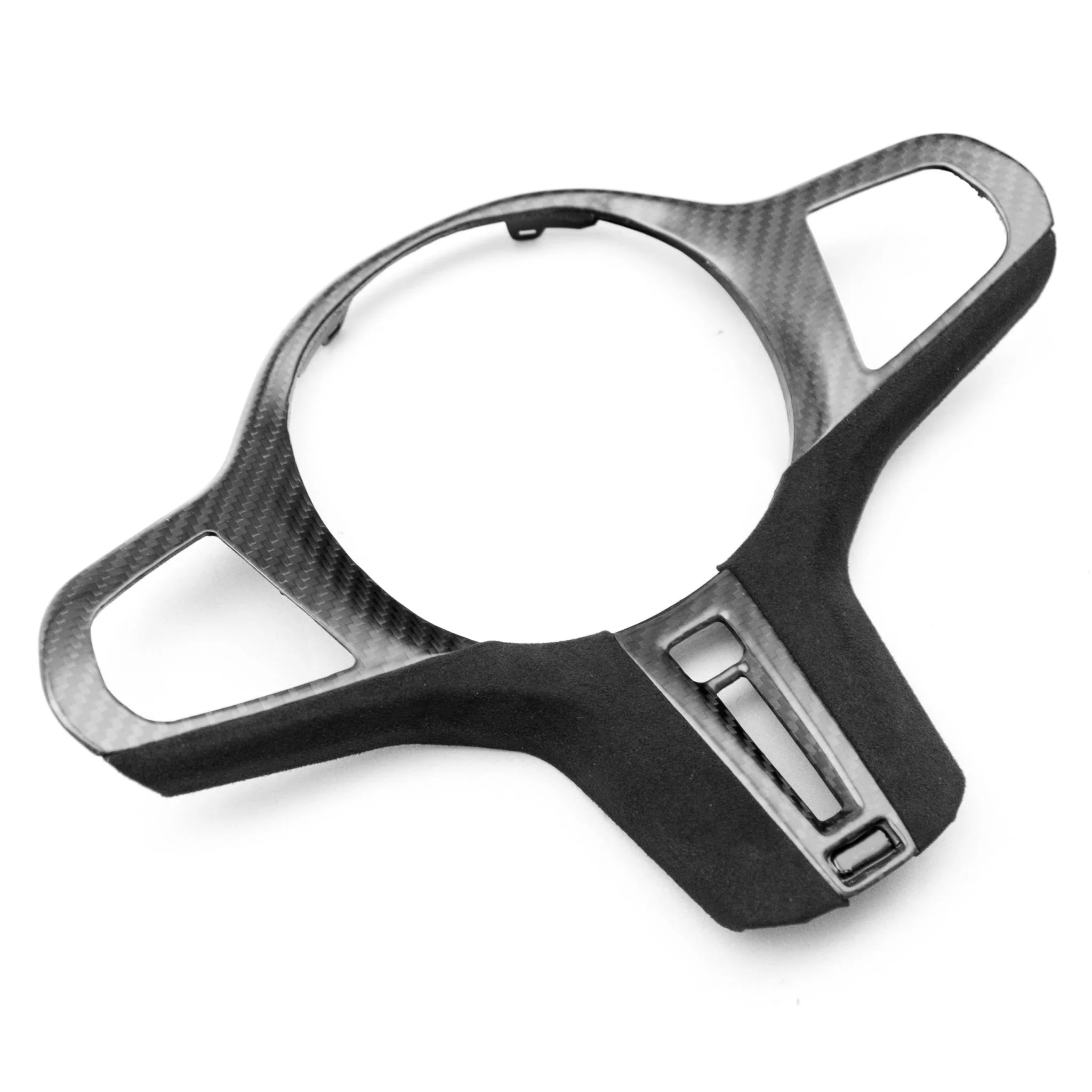 BMW G Series M Sport Carbon Fibre Alcantara Steering Wheel Trim by FORM