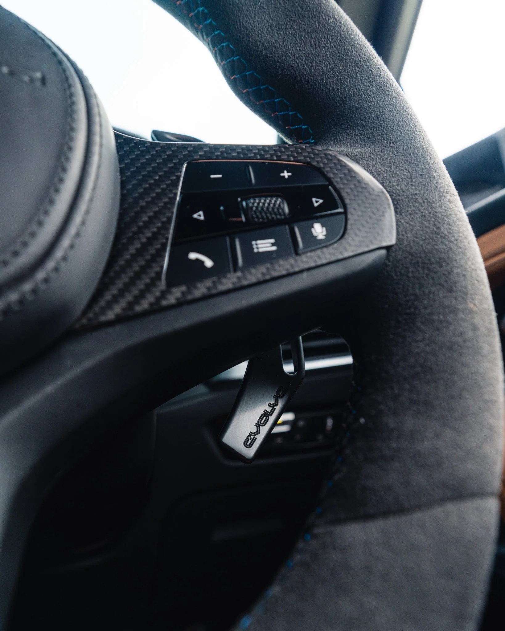 BMW G Series Full Alcantara Custom Steering Wheel by FORM - Image 4