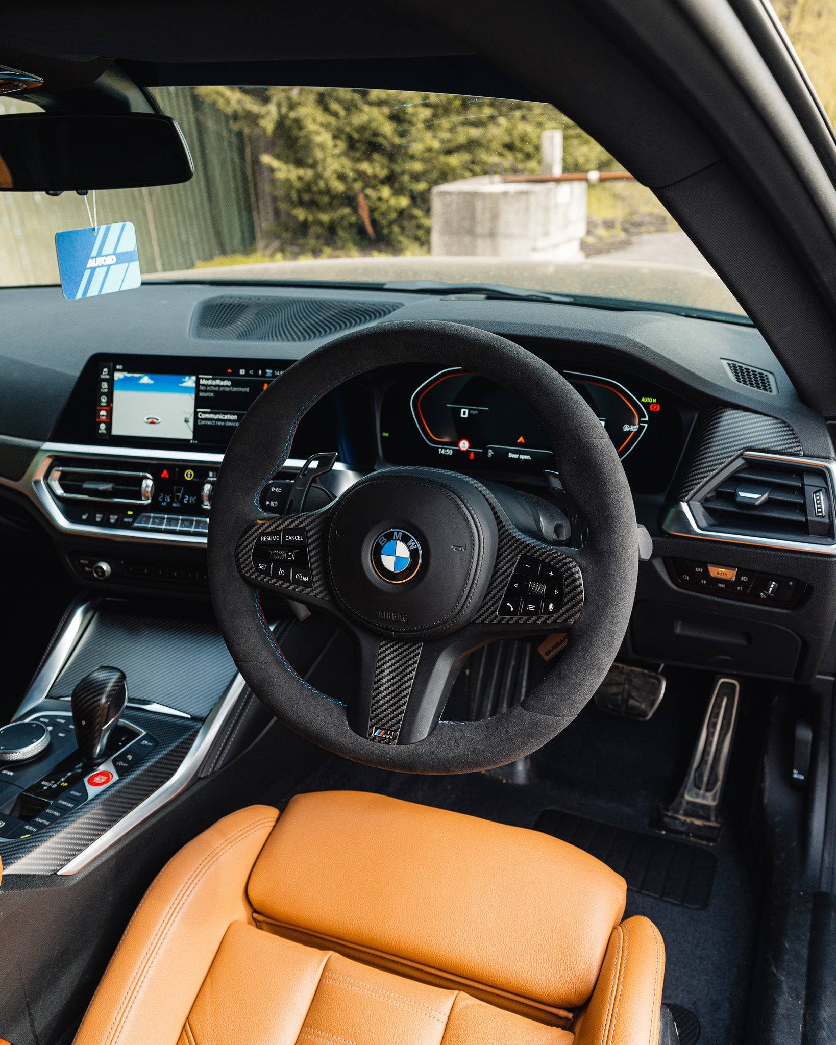 BMW G Series Full Alcantara Custom Steering Wheel by FORM - Image 7