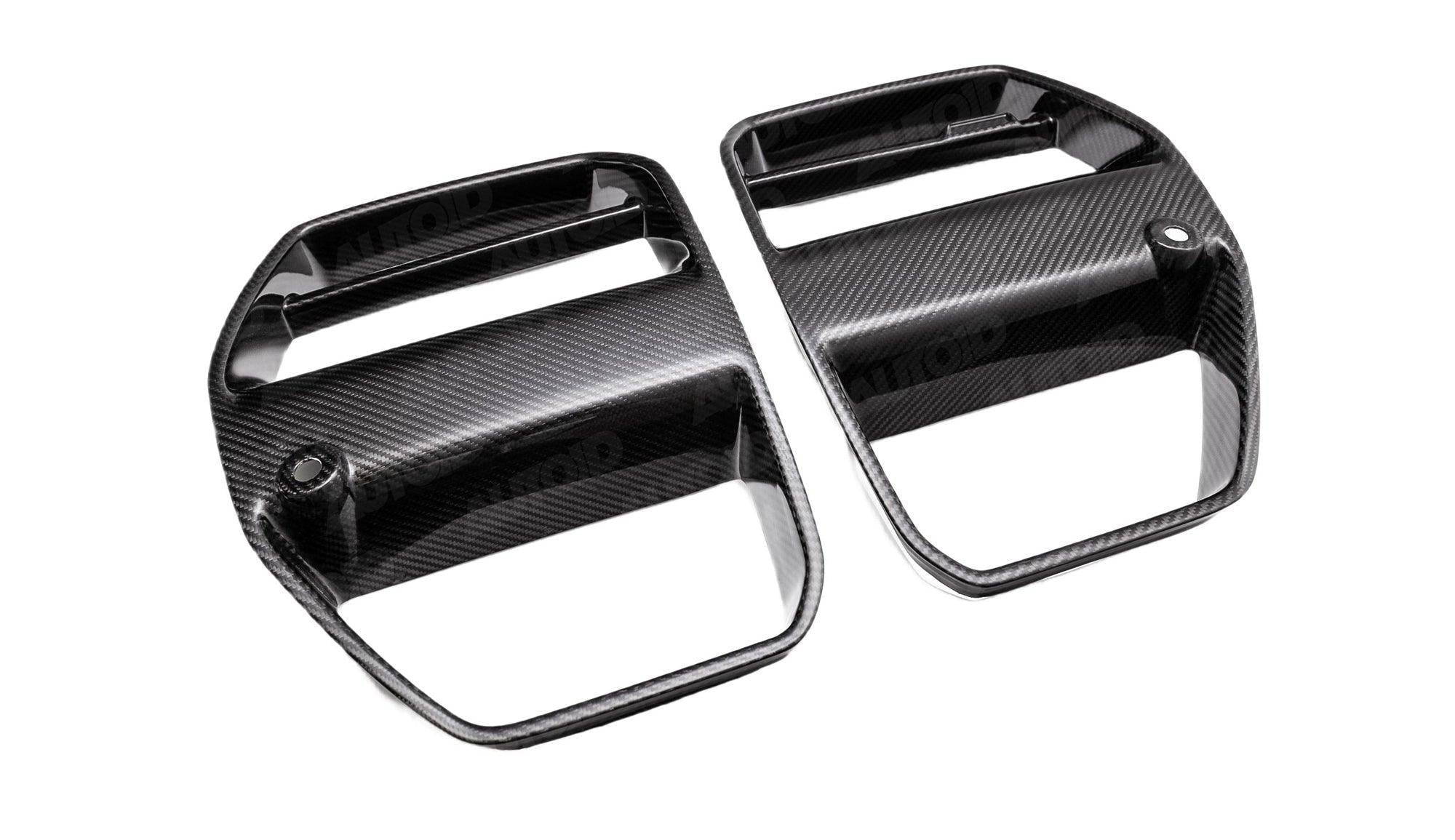 BMW G80 G81 M3 & BMW G82 G83 M4 Carbon Fibre VRS Aero Front Kidney Grille by Vorsteiner (2020+) - Image 10