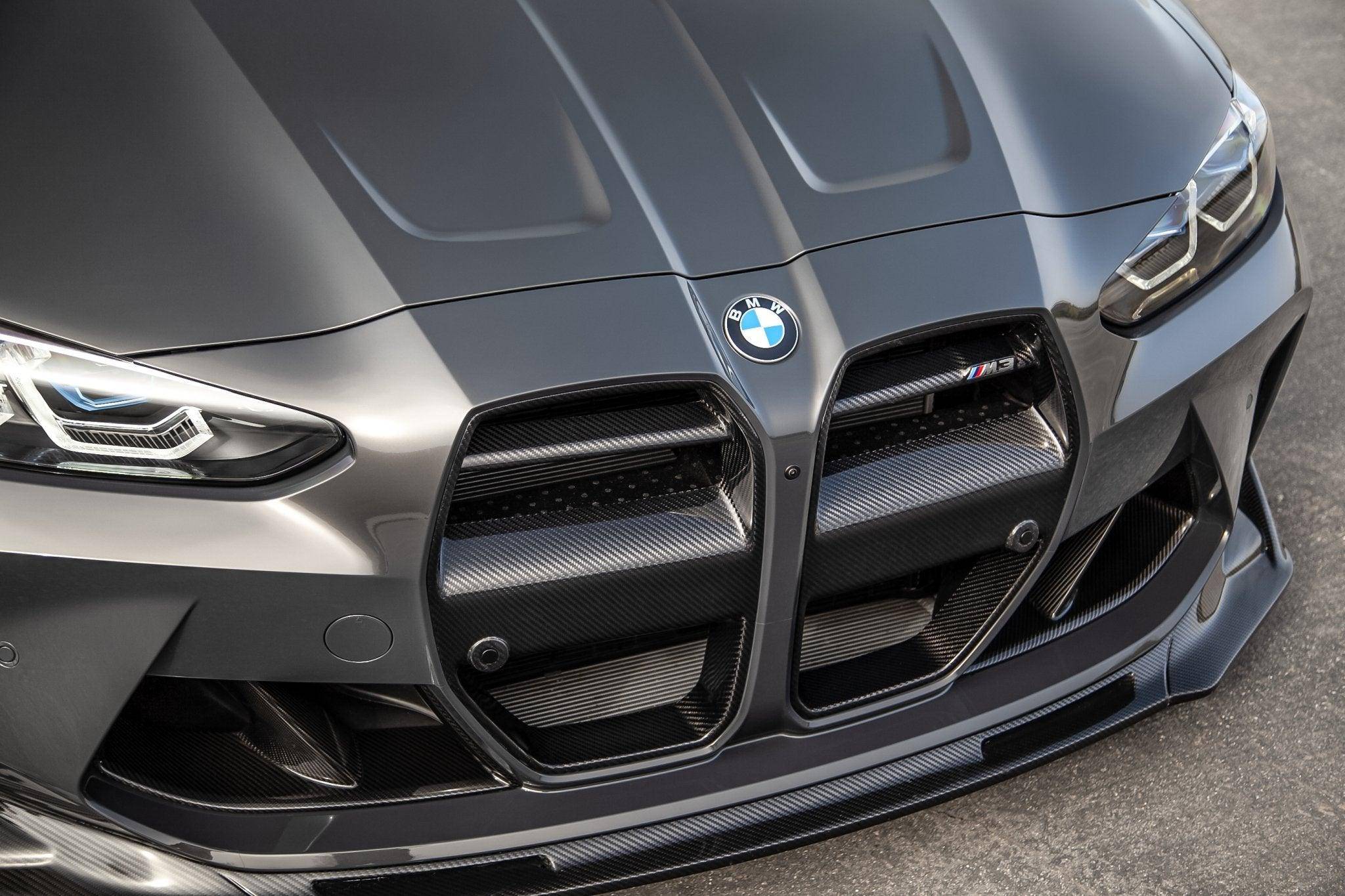 BMW G80 G81 M3 & BMW G82 G83 M4 Carbon Fibre VRS Aero Front Kidney Grille by Vorsteiner (2020+) - Image 12