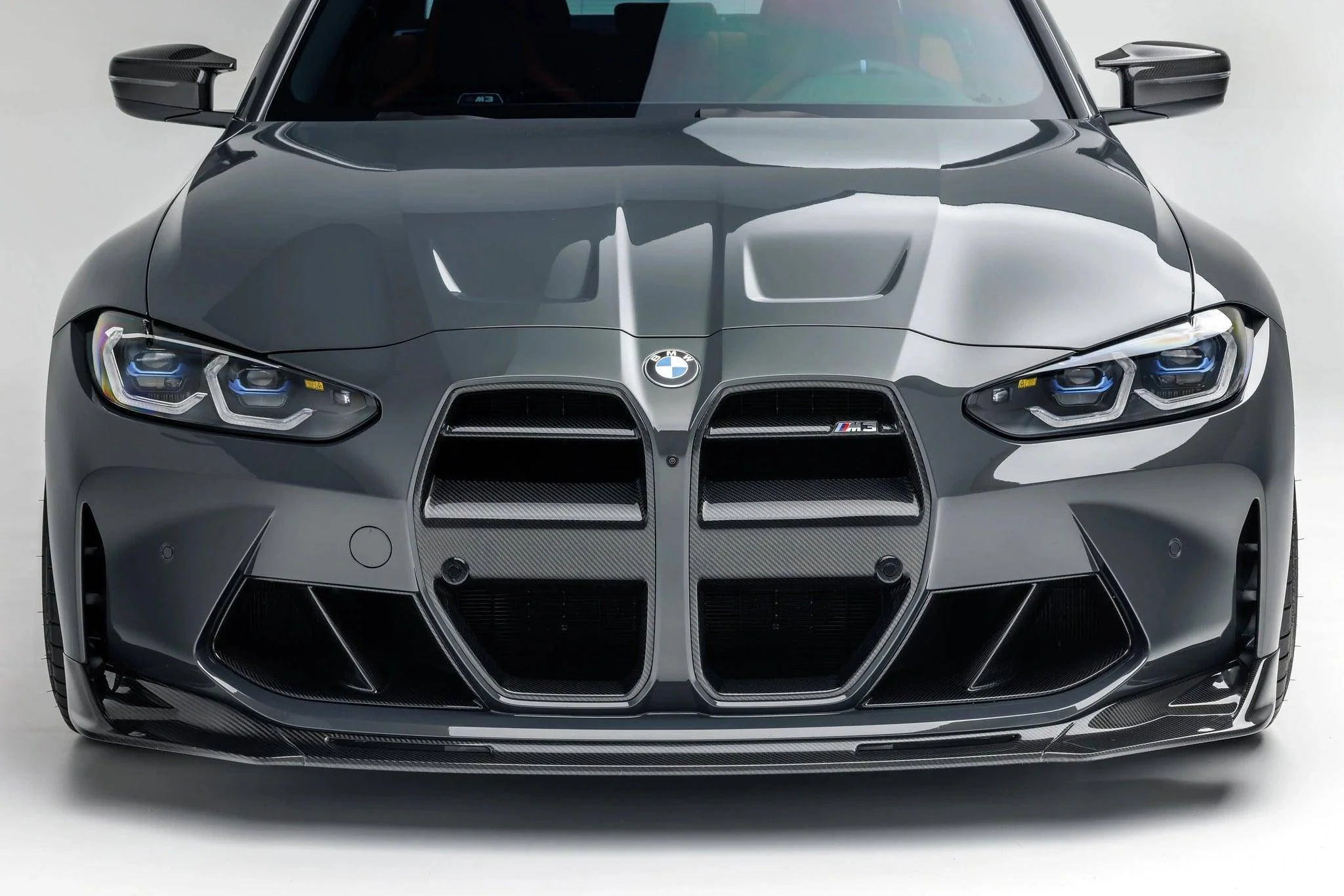 BMW G80 G81 M3 & BMW G82 G83 M4 Carbon Fibre VRS Aero Front Kidney Grille by Vorsteiner (2020+) - Image 3