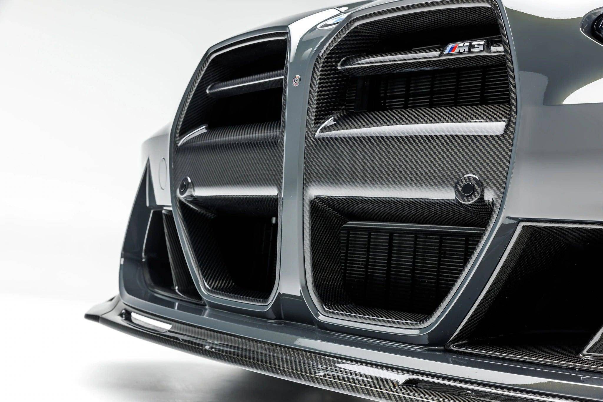 BMW G80 G81 M3 & BMW G82 G83 M4 Carbon Fibre VRS Aero Front Kidney Grille by Vorsteiner (2020+) - Image 4