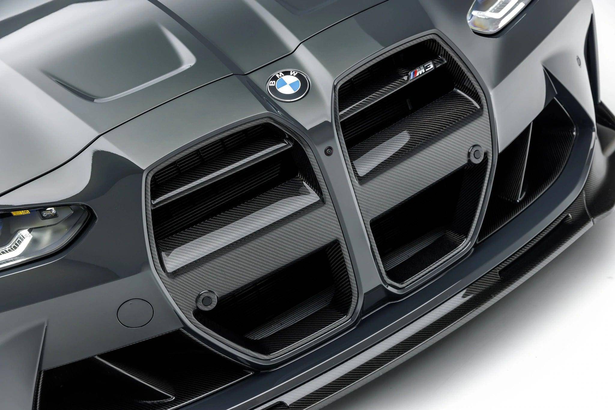 BMW G80 G81 M3 & BMW G82 G83 M4 Carbon Fibre VRS Aero Front Kidney Grille by Vorsteiner (2020+) - Image 7