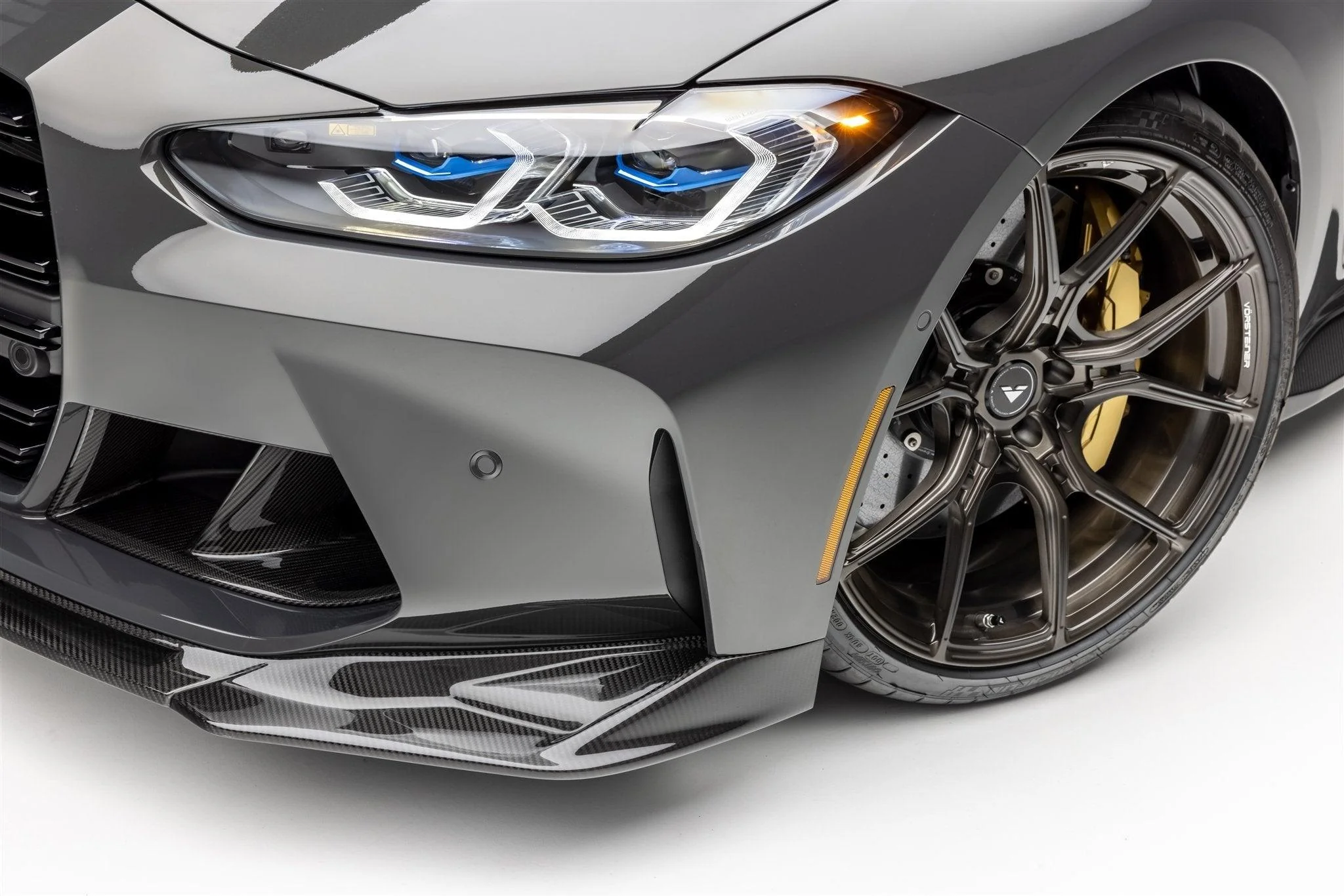 BMW G80 G81 M3 & BMW G82 G83 M4 Carbon Fibre VRS Aero Front Splitter by Vorsteiner (2020+) - Image 12