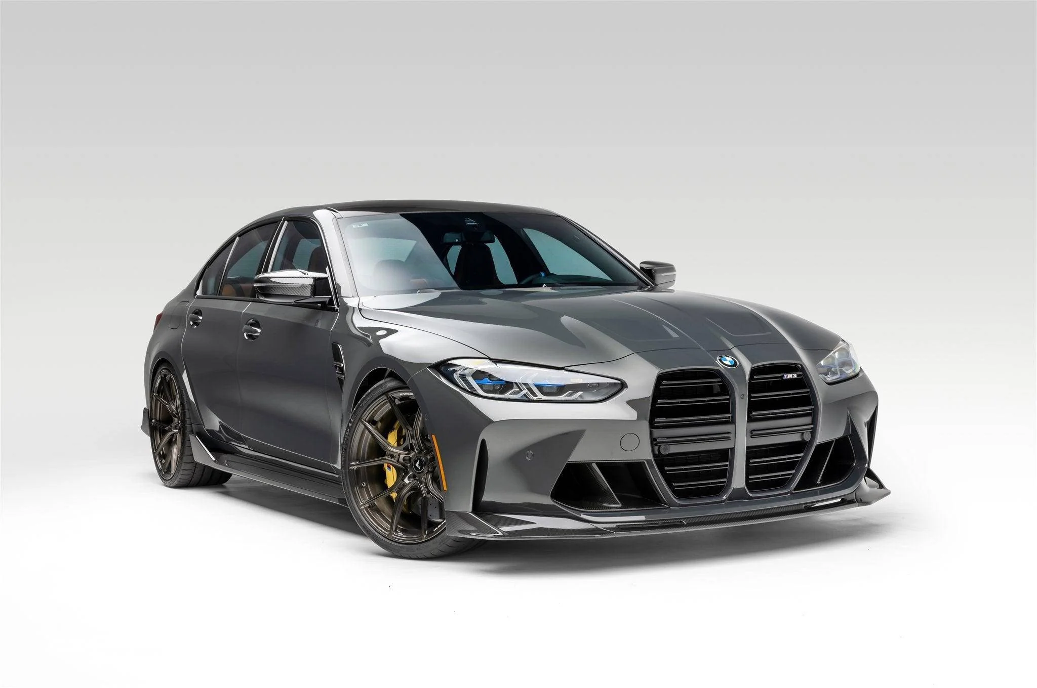 BMW G80 G81 M3 & BMW G82 G83 M4 Carbon Fibre VRS Aero Front Splitter by Vorsteiner (2020+) - Image 15
