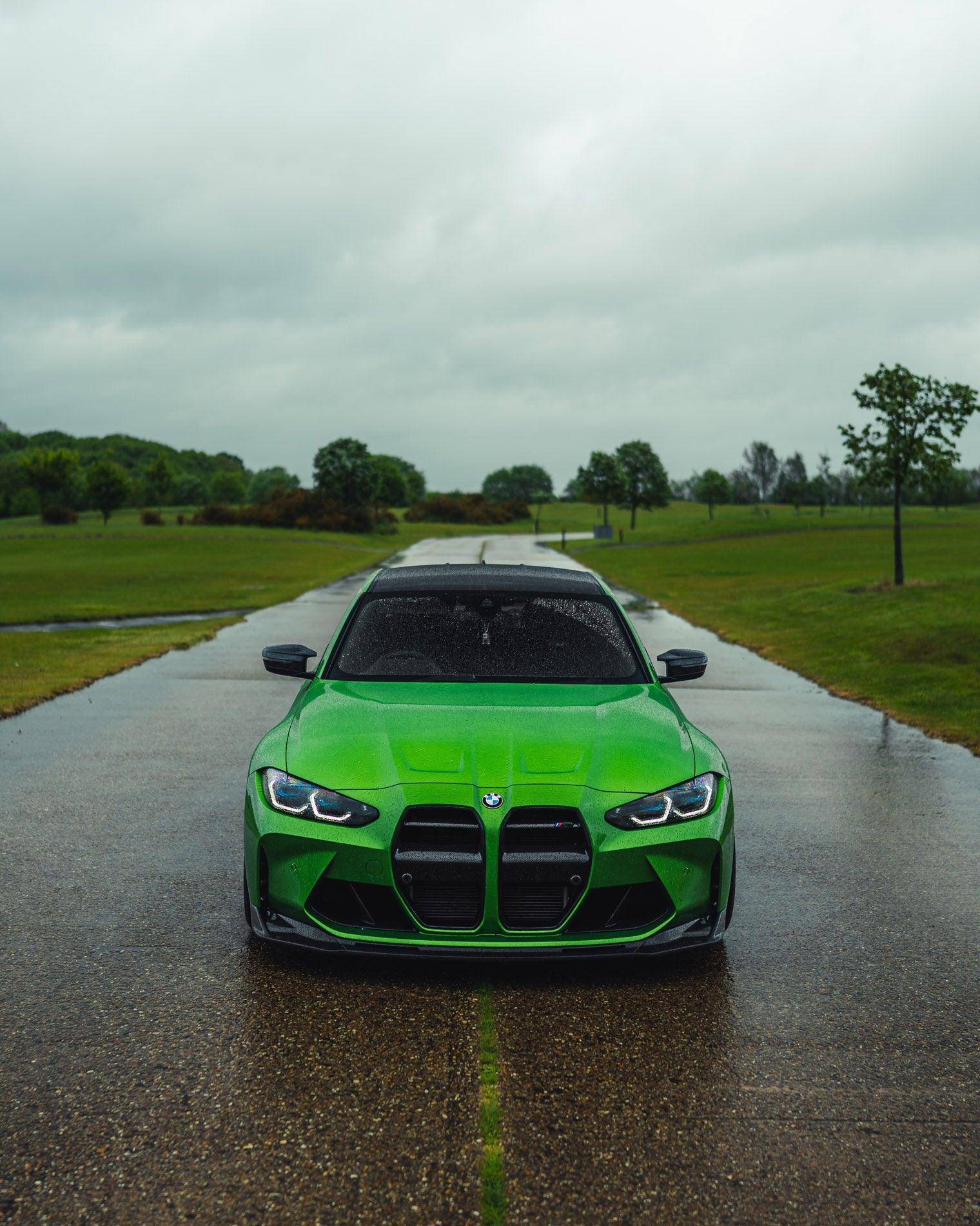 BMW G80 G81 M3 & BMW G82 G83 M4 Carbon Fibre VRS Aero Front Splitter by Vorsteiner (2020+) - Image 17