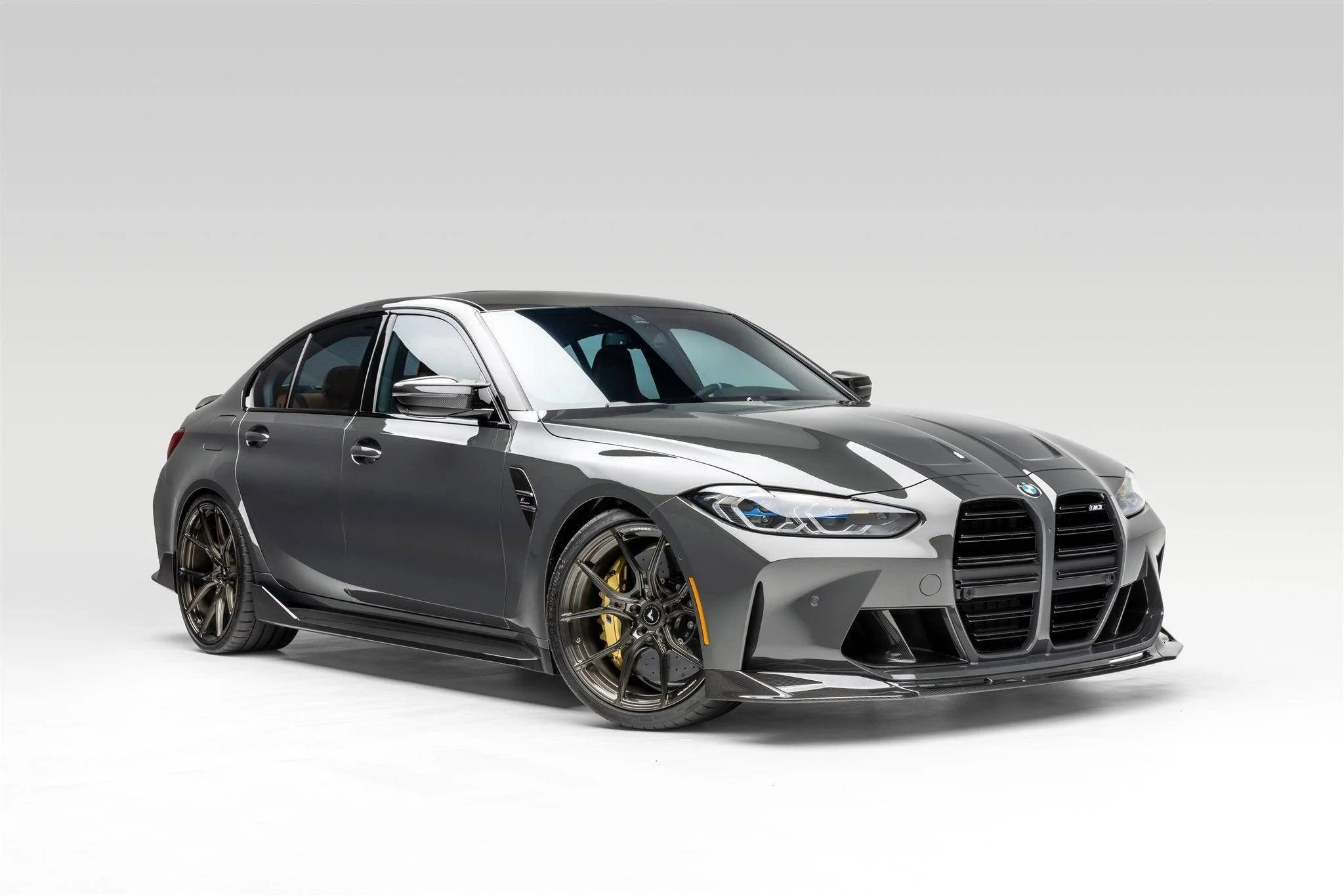 BMW G80 G81 M3 & BMW G82 G83 M4 Carbon Fibre VRS Aero Front Splitter by Vorsteiner (2020+) - Image 3