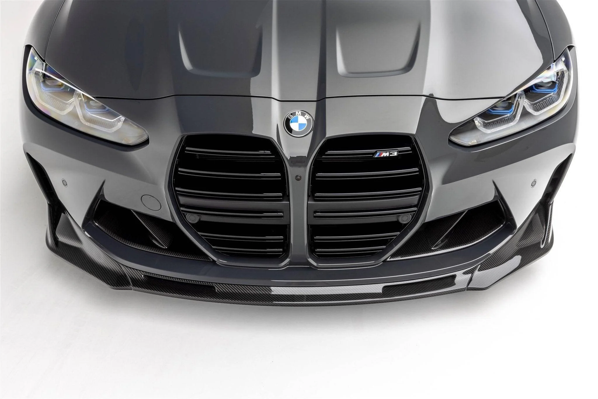 BMW G80 G81 M3 & BMW G82 G83 M4 Carbon Fibre VRS Aero Front Splitter by Vorsteiner (2020+) - Image 5