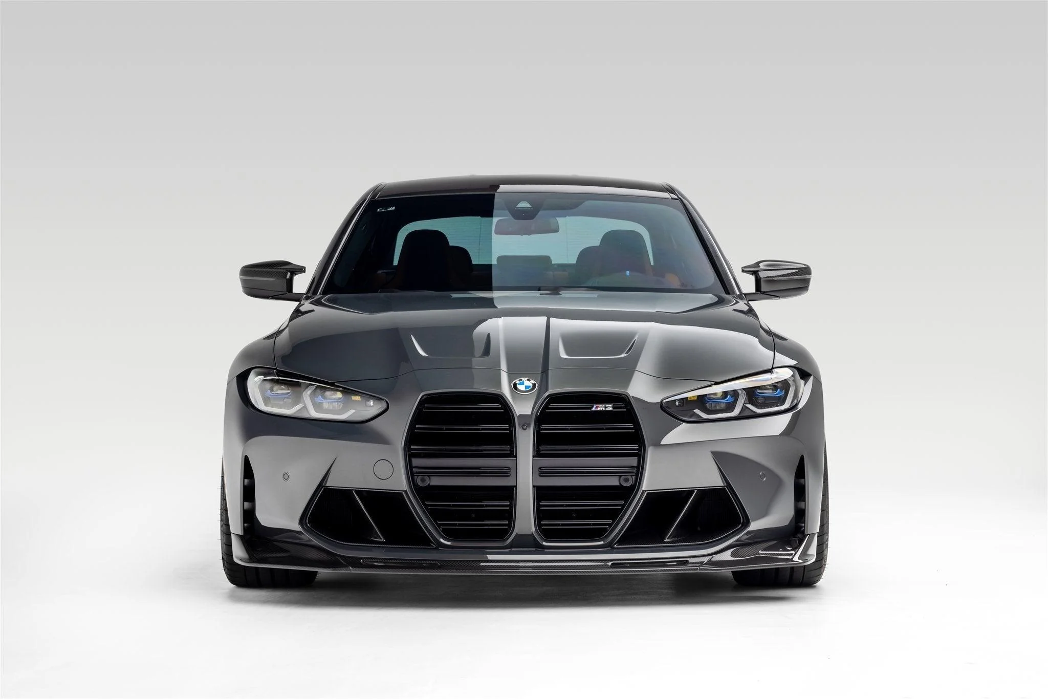 BMW G80 G81 M3 & BMW G82 G83 M4 Carbon Fibre VRS Aero Front Splitter by Vorsteiner (2020+) - Image 9