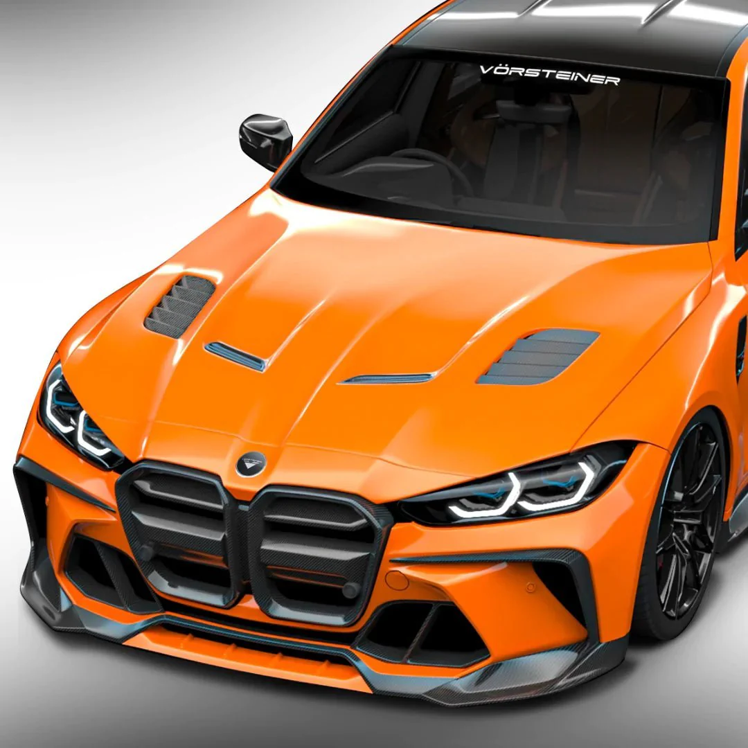BMW G80 G81 M3 & G82 G83 M4 Carbon Fibre GTS-V Aero Bonnet by Vorsteiner (2020+) - Image 5