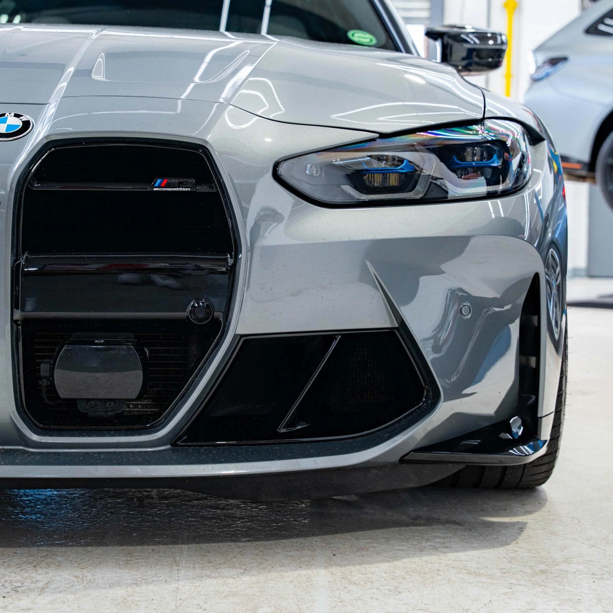 BMW G80 G81 M3 & G82 G83 M4 Gloss Black Performance Style Front Ducts by FORM (2021+) - Image 2