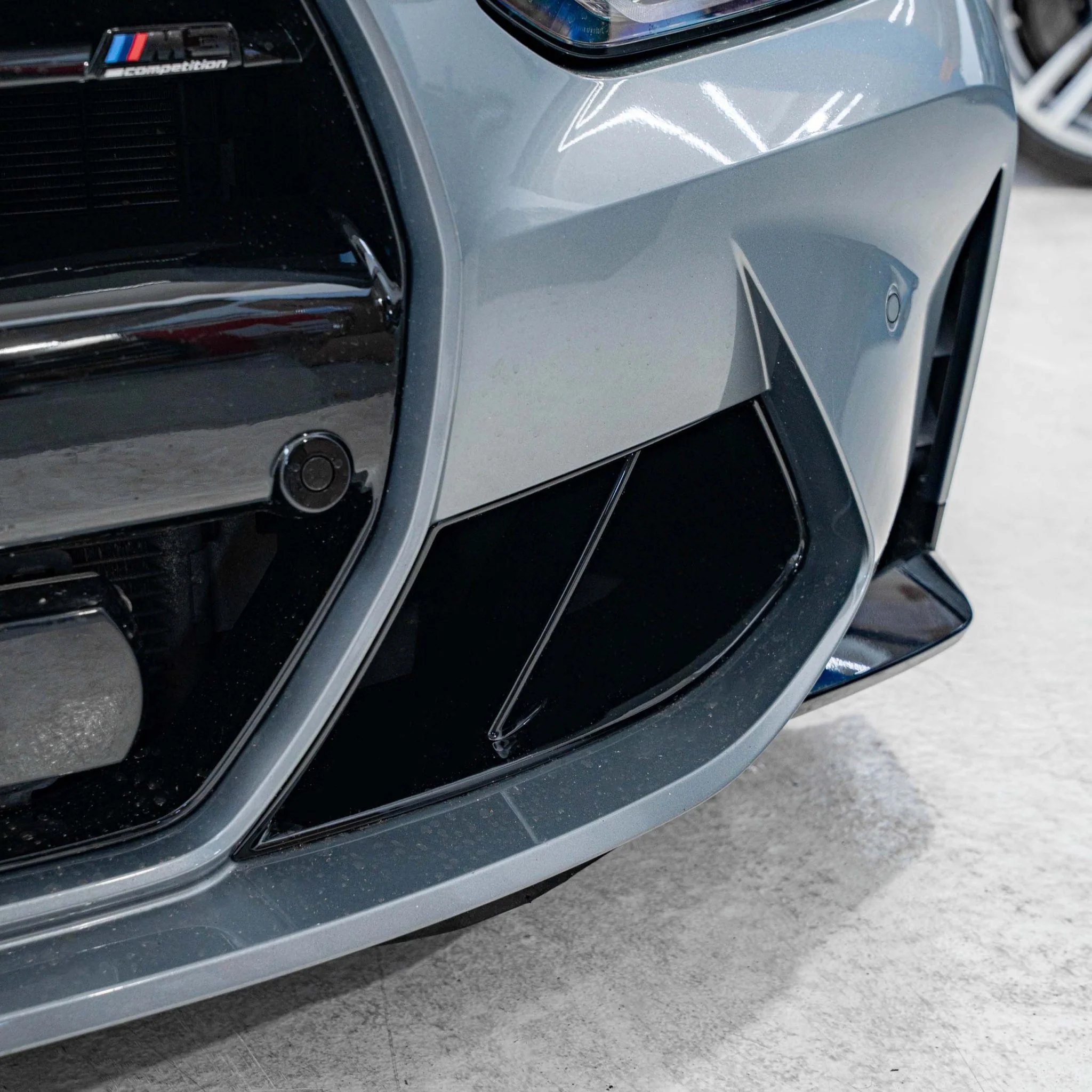 BMW G80 G81 M3 & G82 G83 M4 Gloss Black Performance Style Front Ducts by FORM (2021+) - Image 4