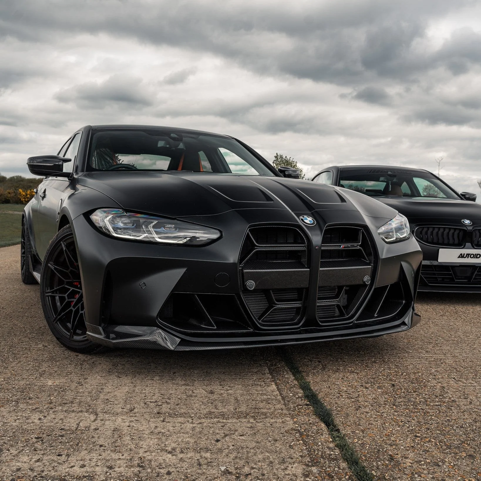 BMW G80 G81 M3 & G82 G83 M4 Pre-Preg Carbon Fibre T-CSL Front Kidney Grilles by FORM (2021+) - Image 2