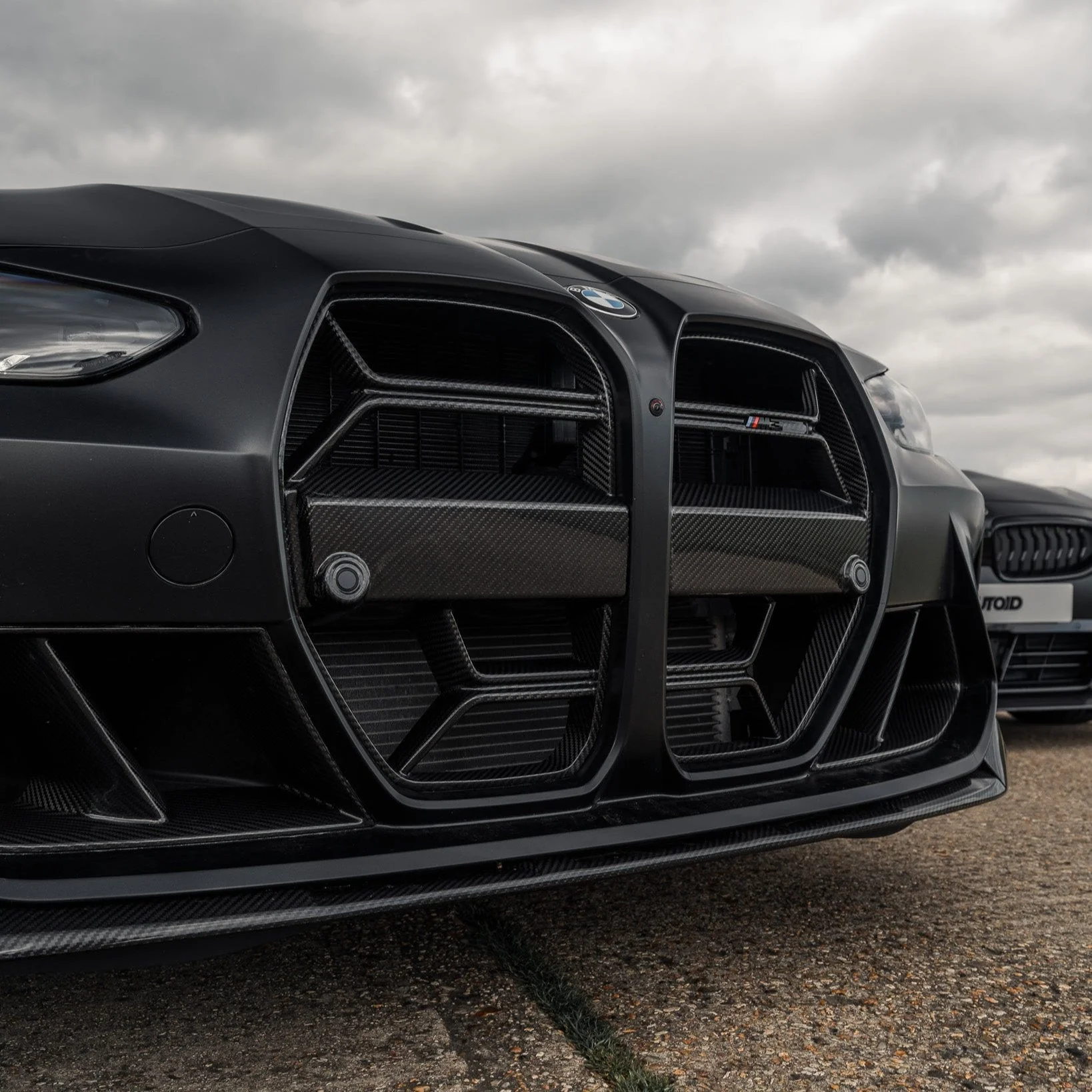 BMW G80 G81 M3 & G82 G83 M4 Pre-Preg Carbon Fibre T-CSL Front Kidney Grilles by FORM (2021+) - Image 3