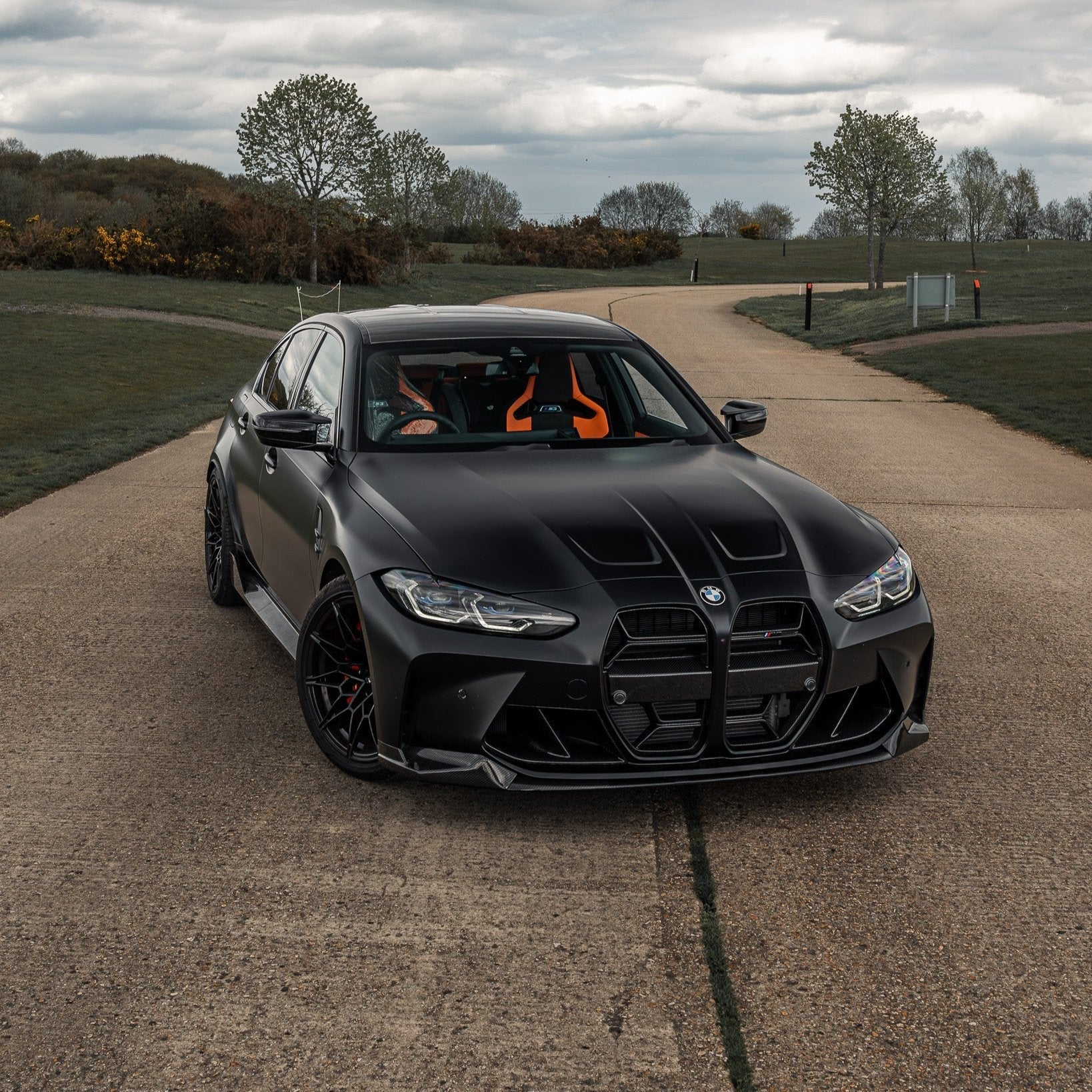 BMW G80 G81 M3 & G82 G83 M4 Pre-Preg Carbon Fibre T-CSL Front Kidney Grilles by FORM (2021+) - Image 4