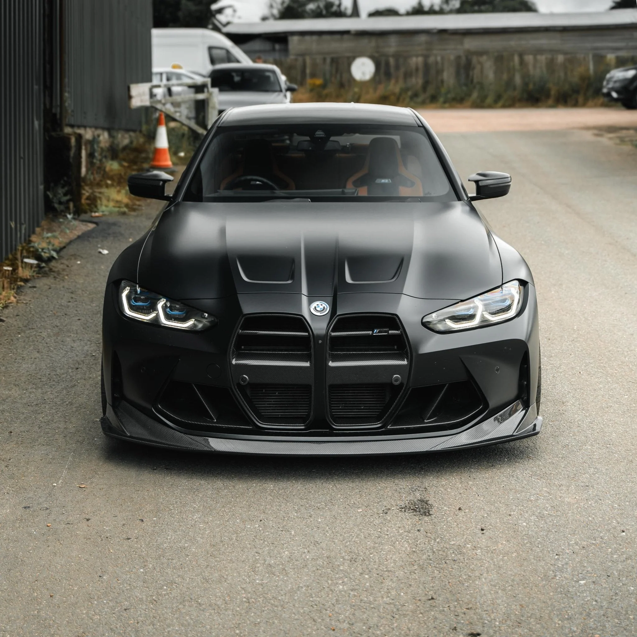BMW G80 G81 M3 & G82 G83 M4 Pre-Preg Carbon Fibre GT Front Kidney Grilles by FORM (2021+) - Image 10