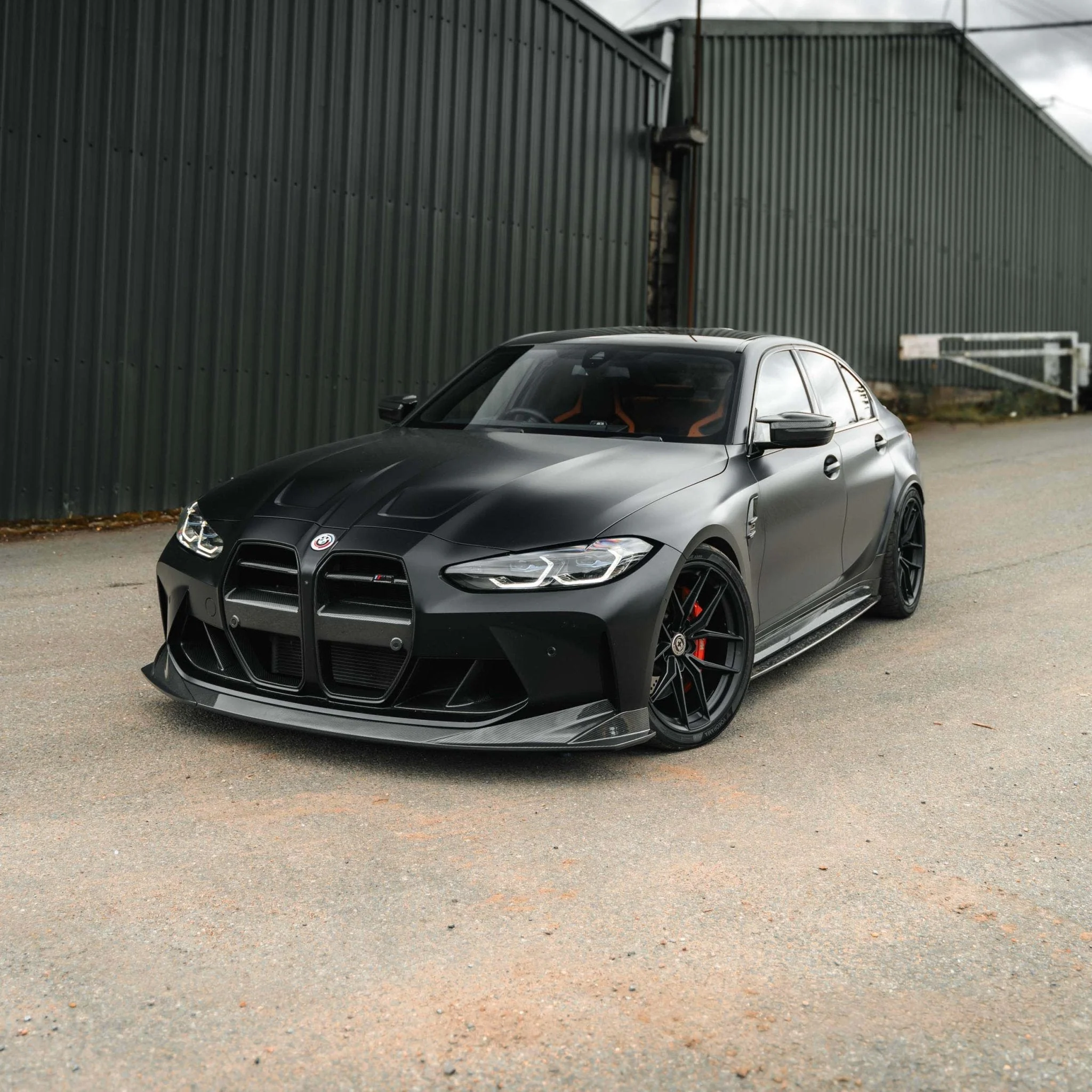 BMW G80 G81 M3 & G82 G83 M4 Pre-Preg Carbon Fibre GT Front Kidney Grilles by FORM (2021+) - Image 2
