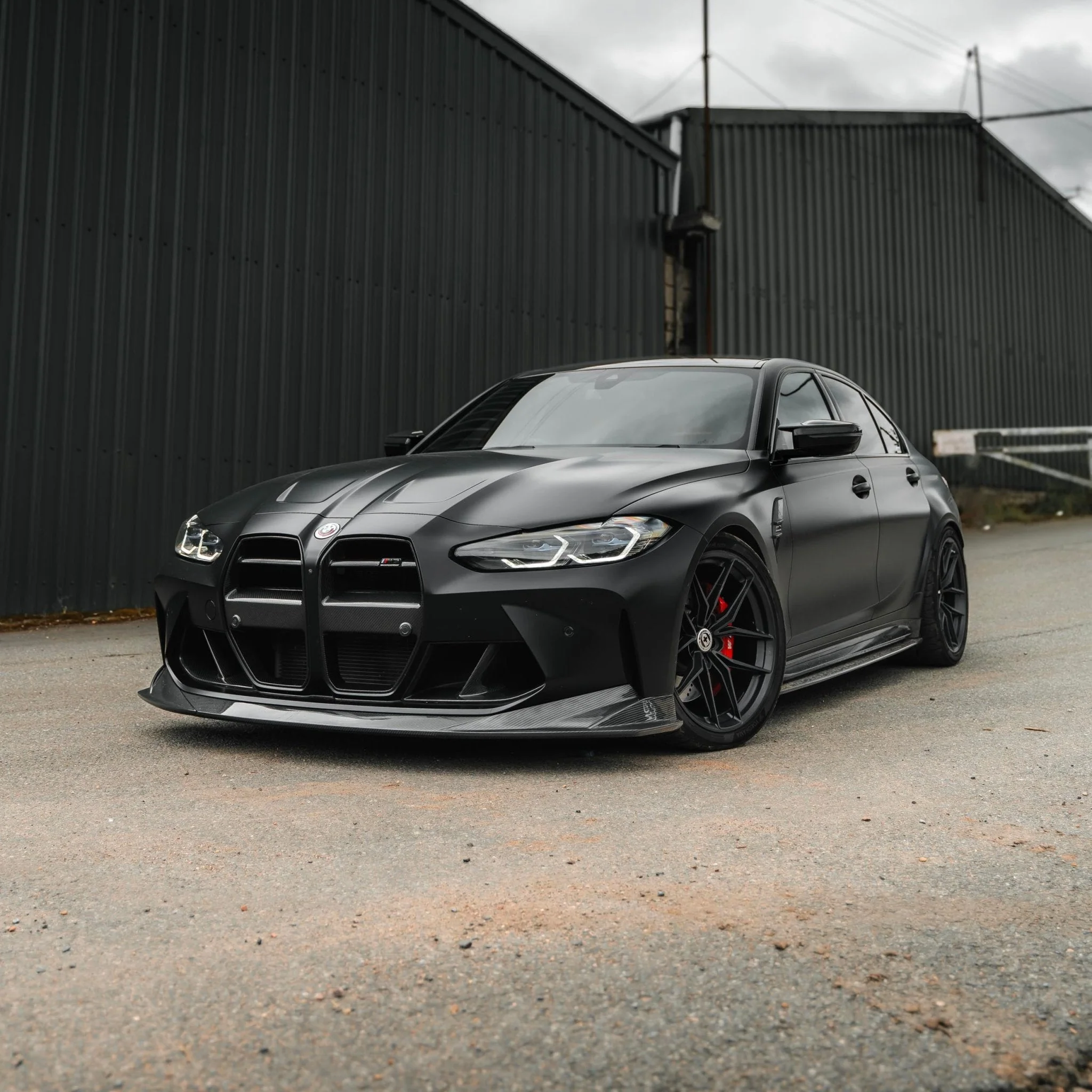 BMW G80 G81 M3 & G82 G83 M4 Pre-Preg Carbon Fibre GT Front Kidney Grilles by FORM (2021+) - Image 5