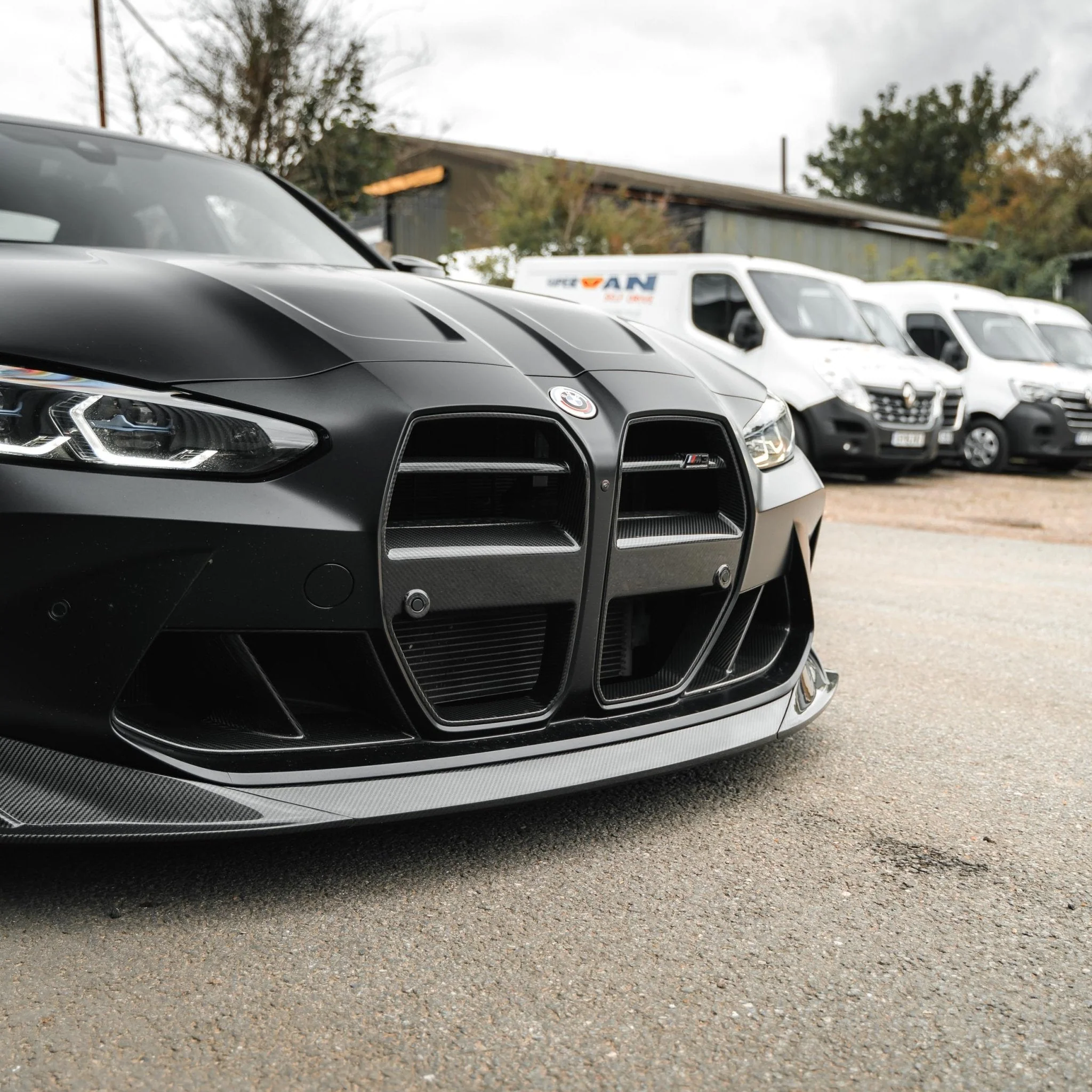 BMW G80 G81 M3 & G82 G83 M4 Pre-Preg Carbon Fibre GT Front Kidney Grilles by FORM (2021+) - Image 6
