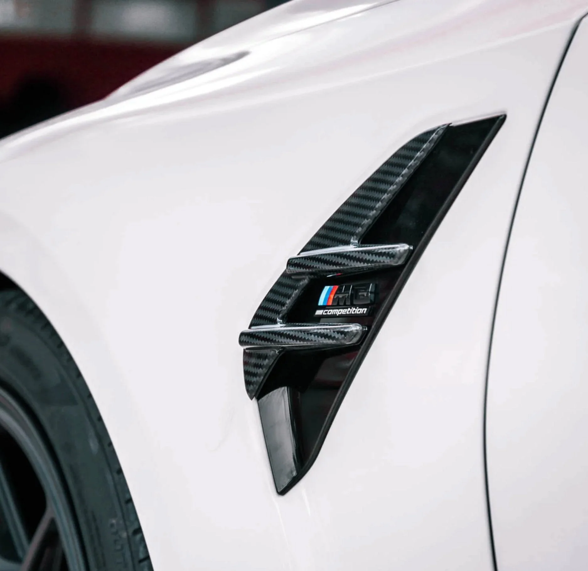 BMW G80 G81 M3 & G82 G83 M4 Pre-Preg Carbon Fibre Side Fender Trim Covers by FORM (2021+) - Image 2