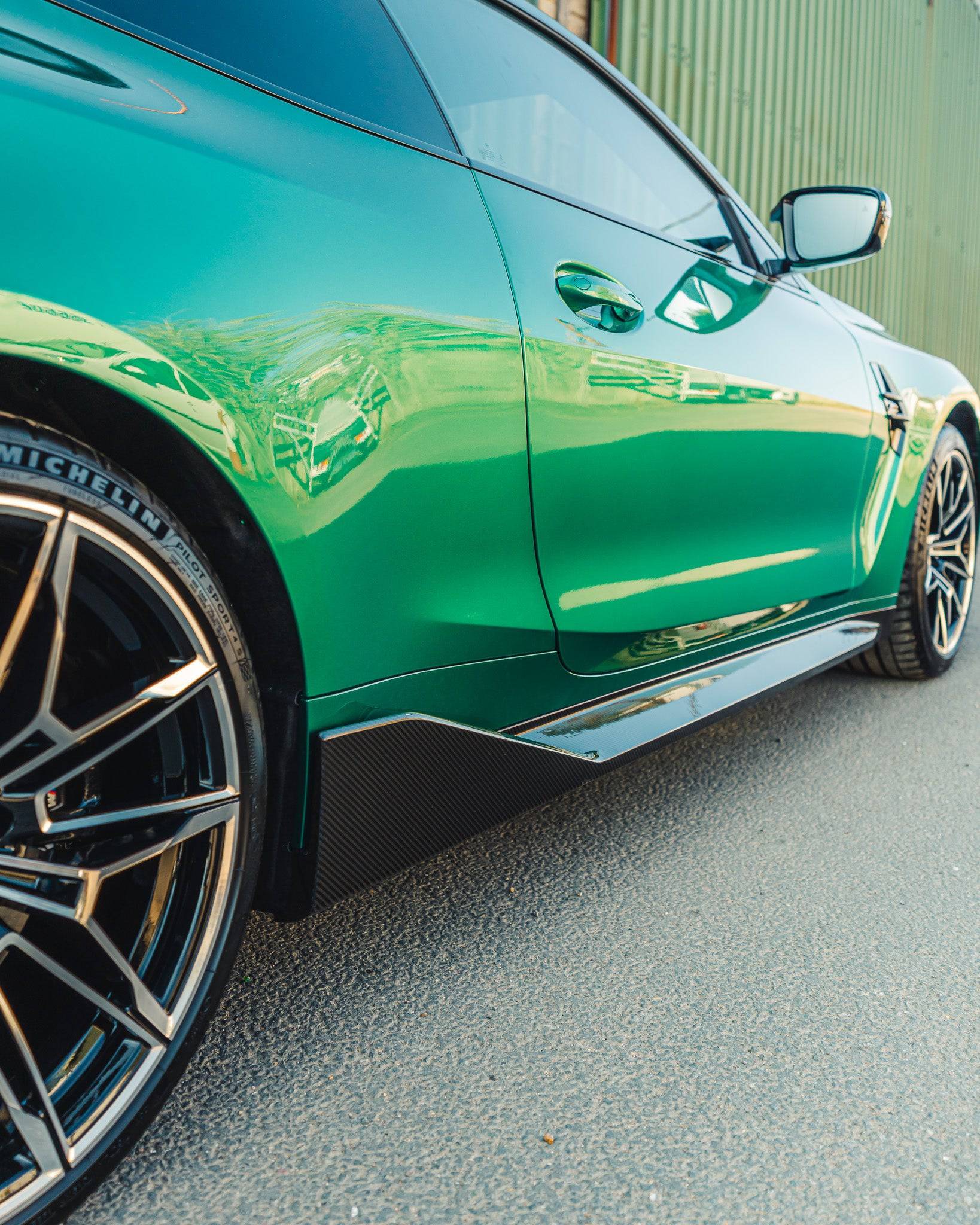 BMW G80 M3 & G82 M4 Pre-Preg Carbon Fibre Side Skirts by FORM (2021+) - Image 6